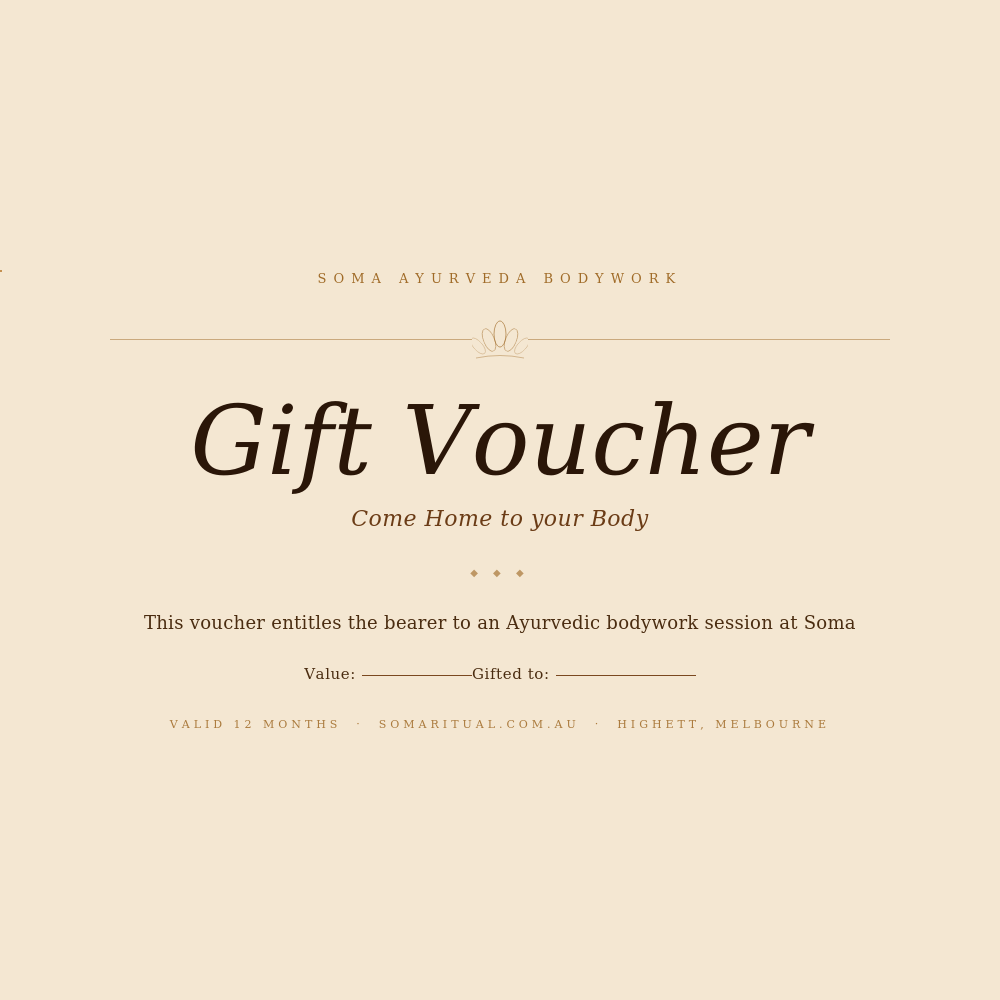 Som Experience Gift card