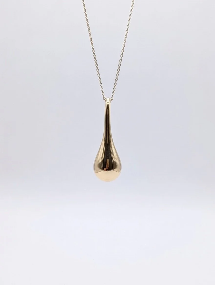 Rain Drop Pendant Chain