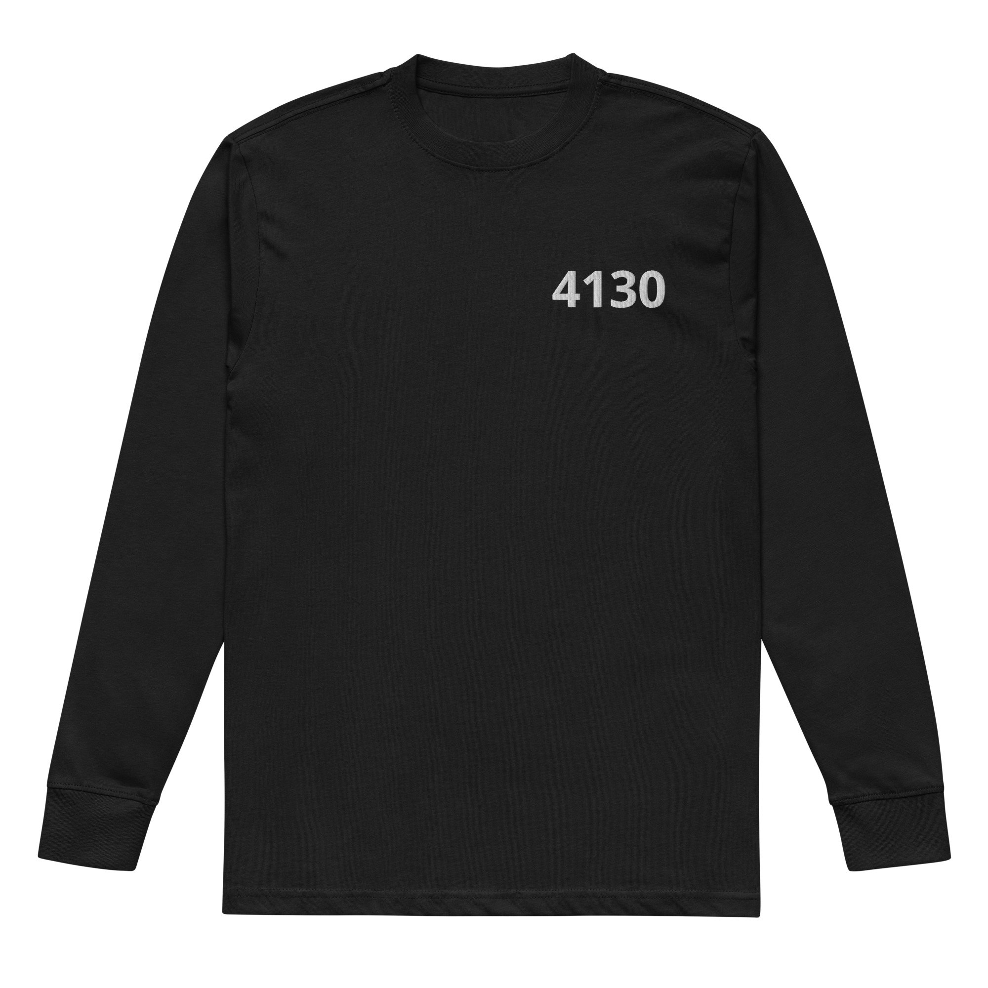 4130 Men's heavyweight long sleeve t-shirt