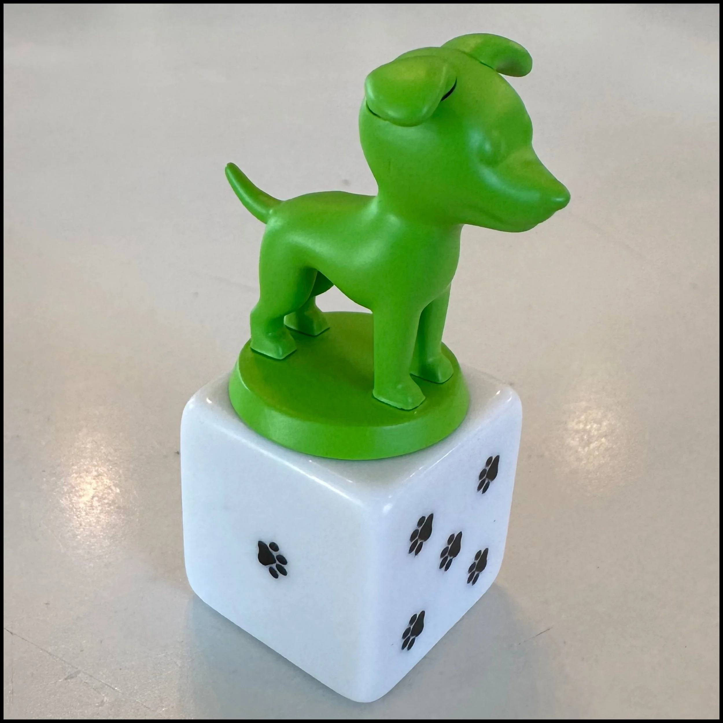 Dog Park green dog token