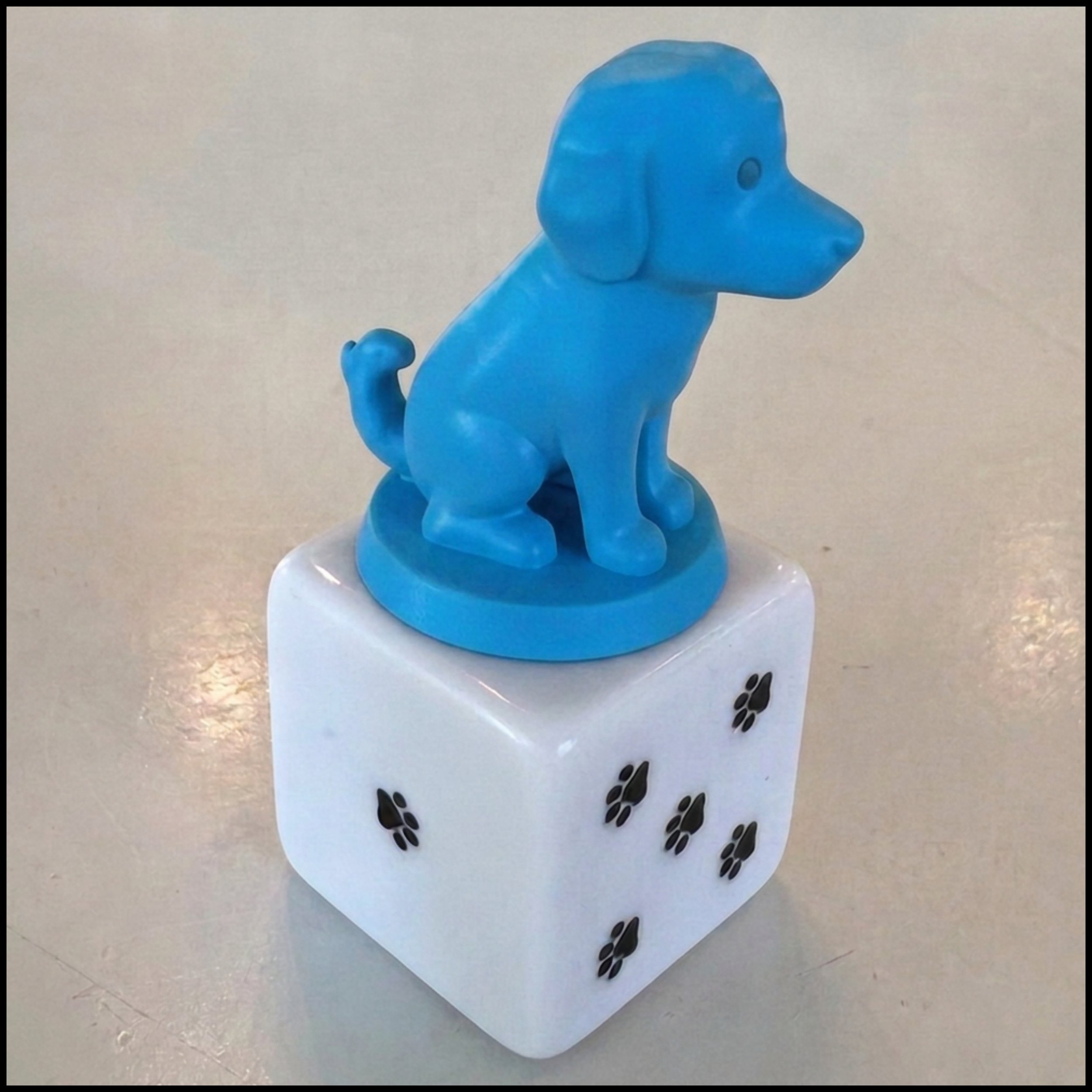 Dog Park blue dog token