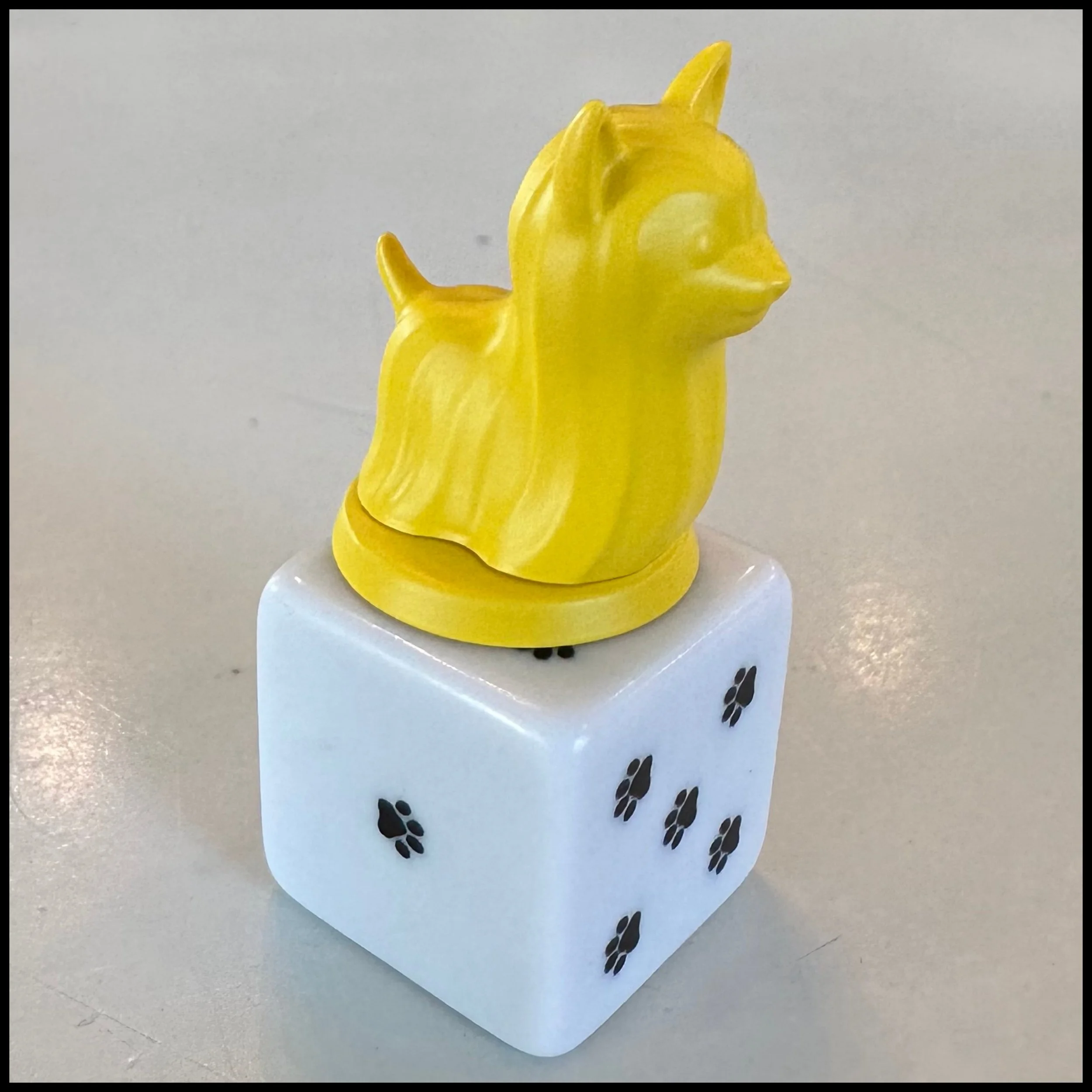 Dog Park yellow dog token