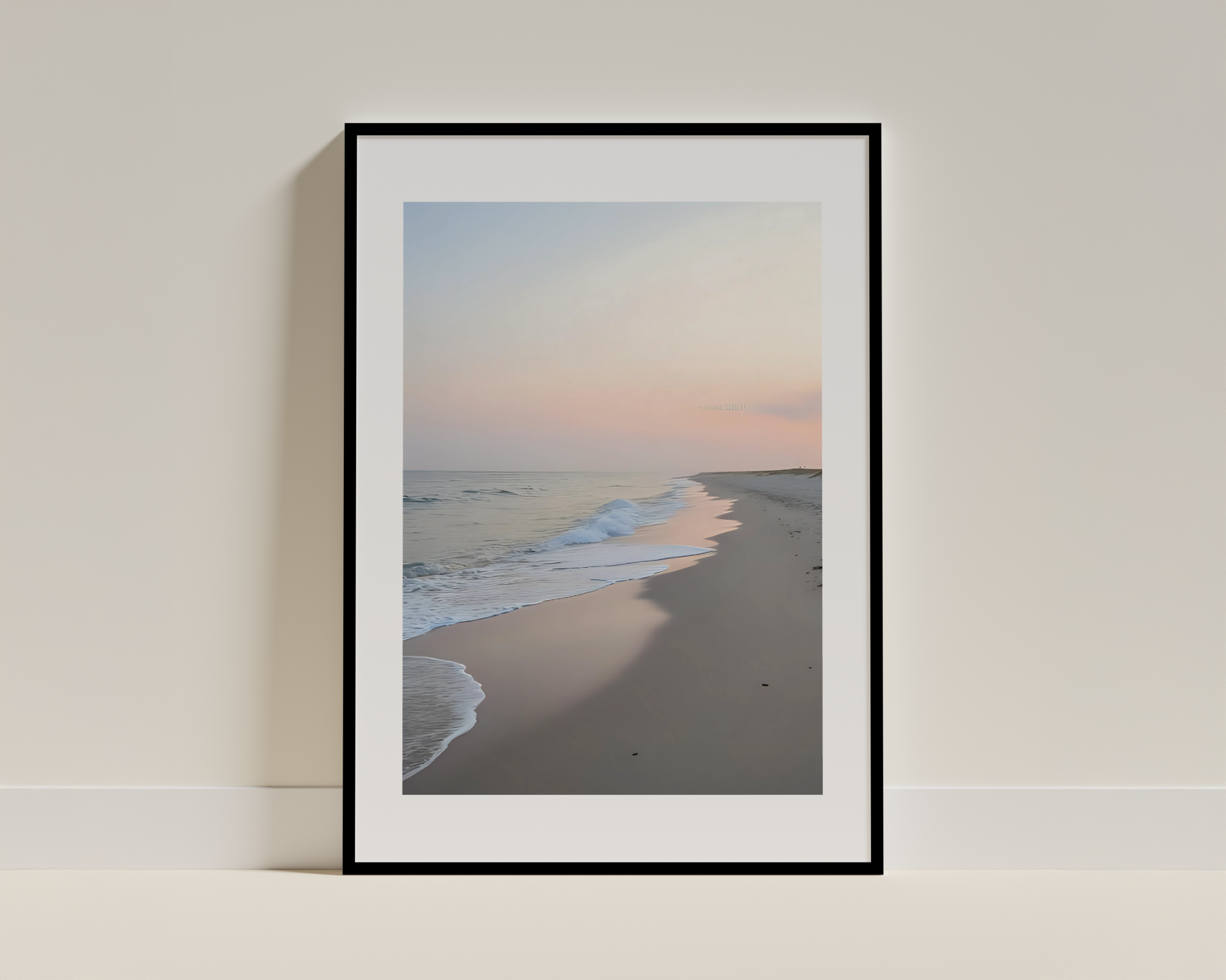 Gentle Waves – Framed Poster