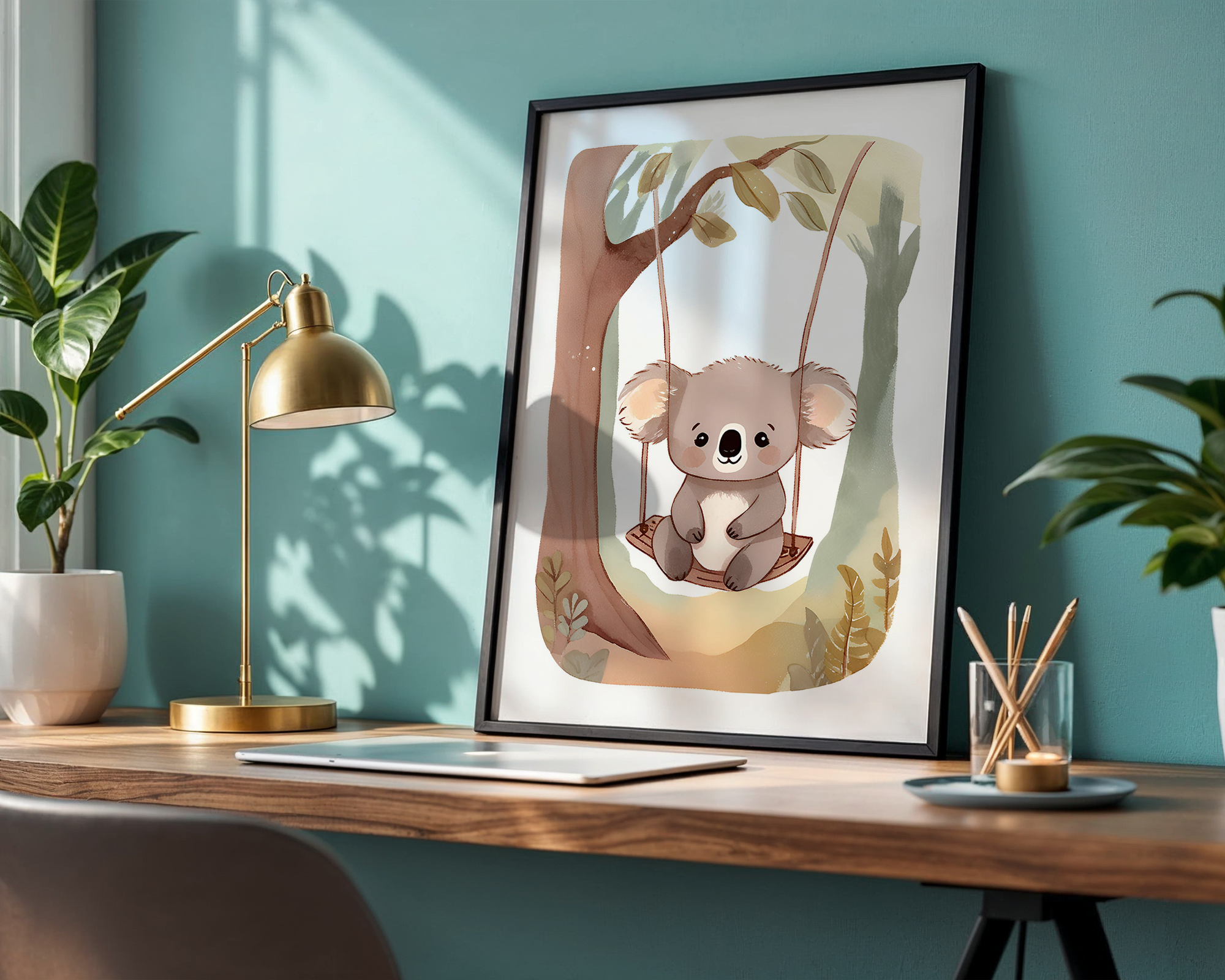 Baby Koala - Framed Poster