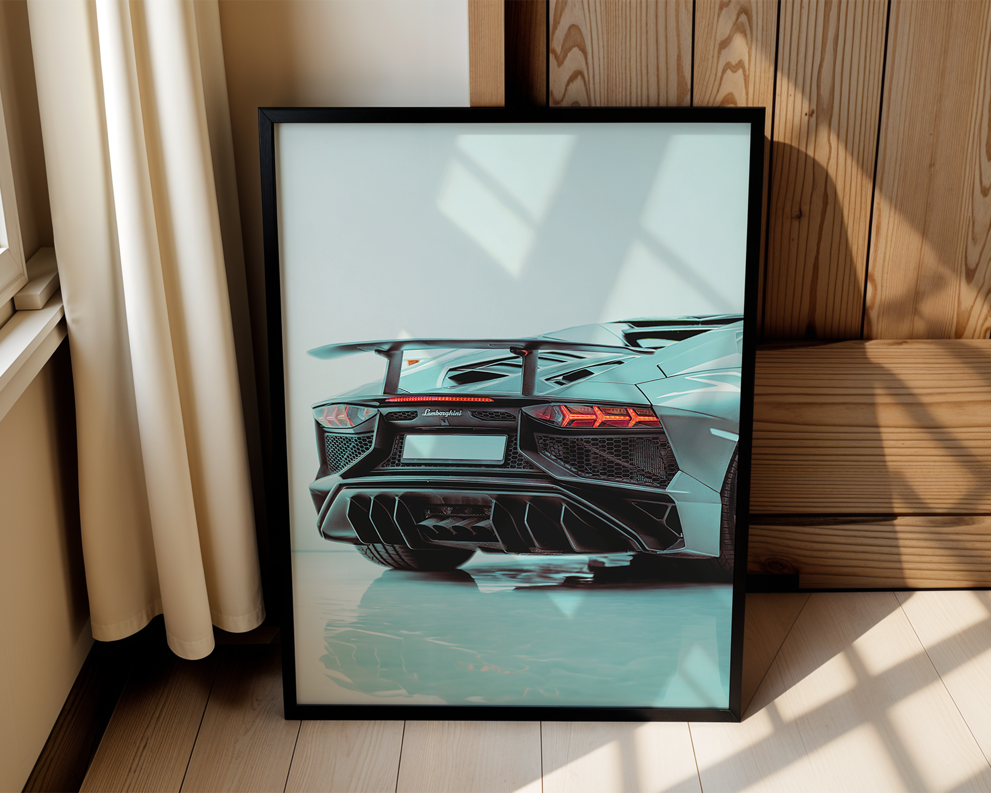 Lambo Aventador – Modern Framed Automotive Poster