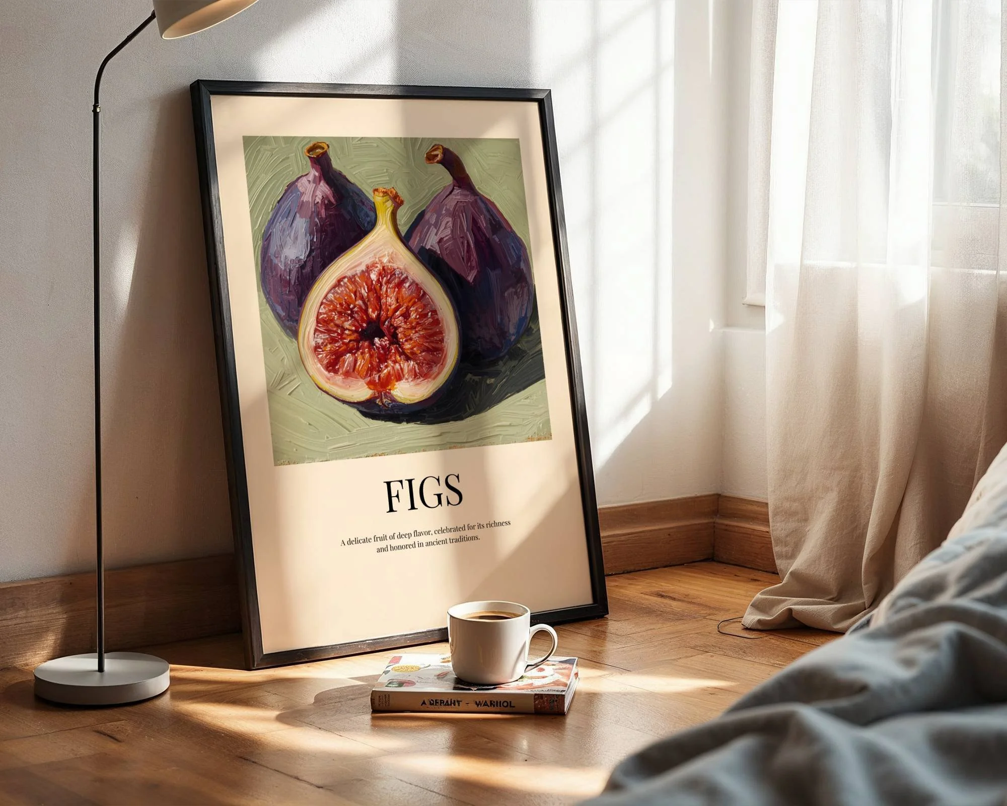 Figs Art Print – Minimalist Botanical Home Decor