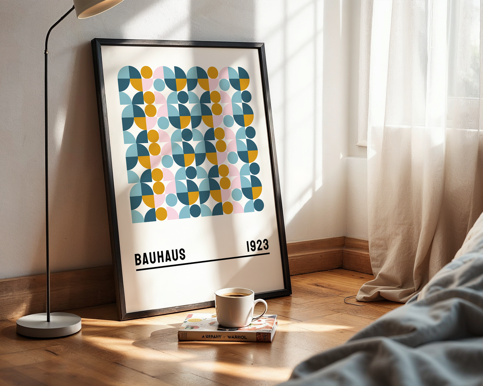 Bauhaus Design Poster – Timeless Modern Abstract Geometry