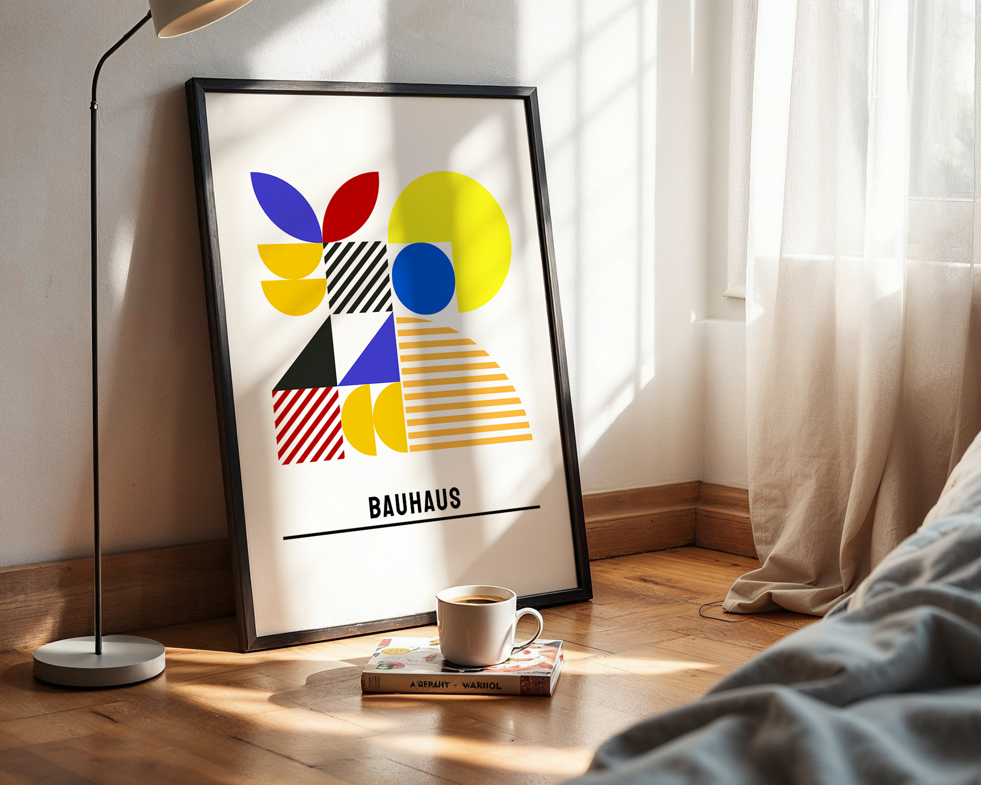 Modern Space Poster – Minimalist Geometry and Structure