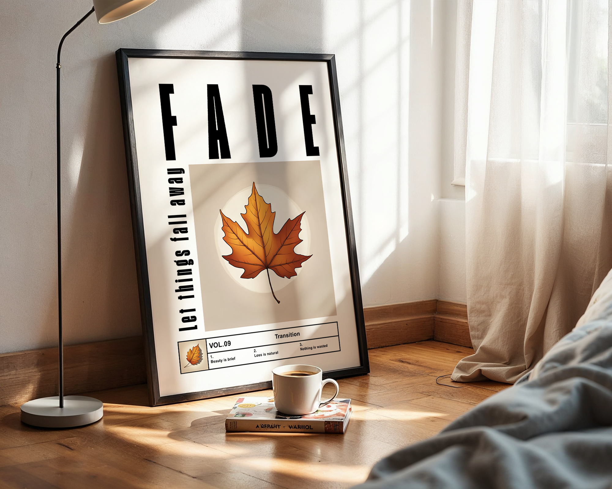 Transtion – Clean Aesthetic Framed Print - Wall Art Print for Home or Office