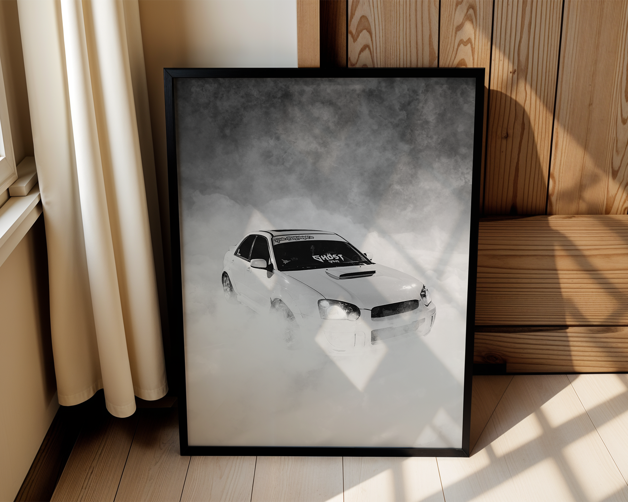 Subaru's Monster – Modern Framed Automotive Poster