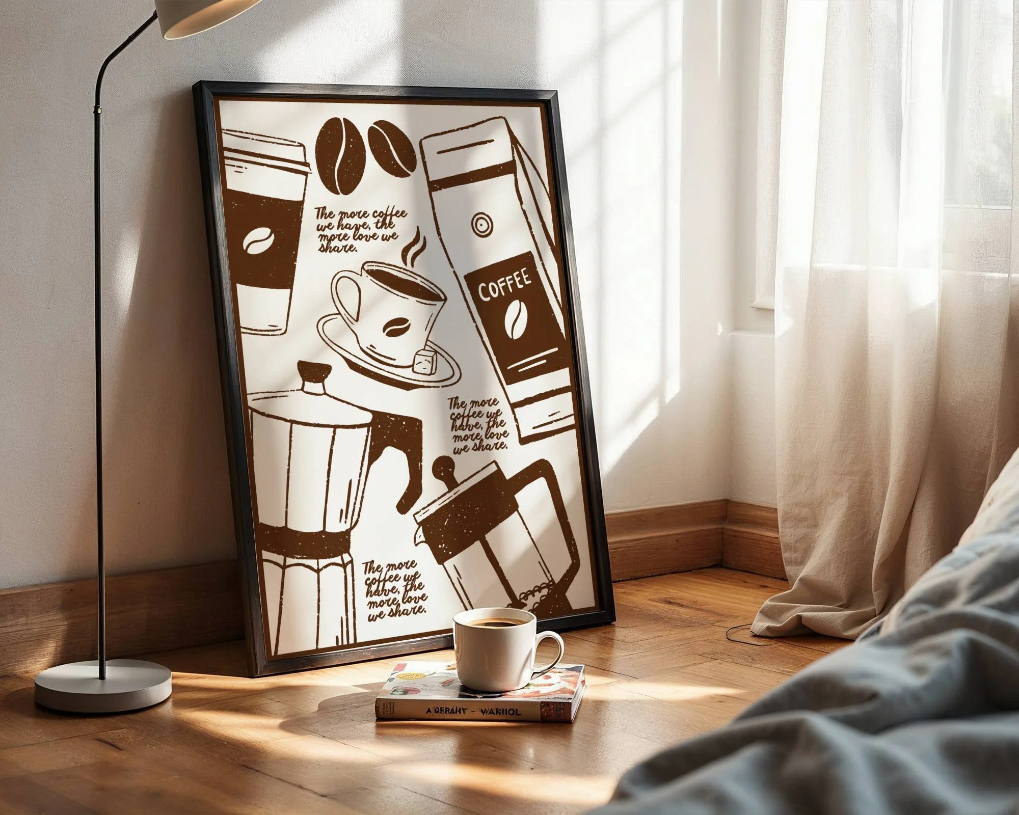 Coffee Lover Collection – Vintage Style Wall Art Poster