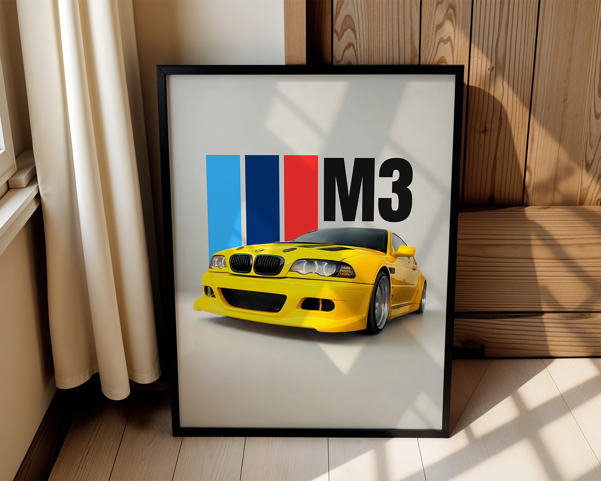 Lengend Of M3's – E46 M3 – Modern Framed Automotive Poster