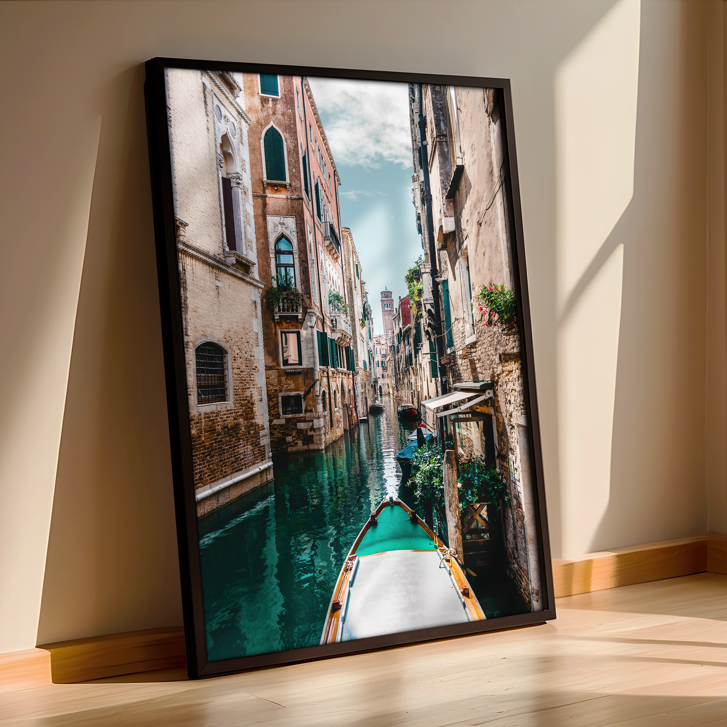 Venetian Canal – Tranquil Waterway in Venice, Italy Photography Print
