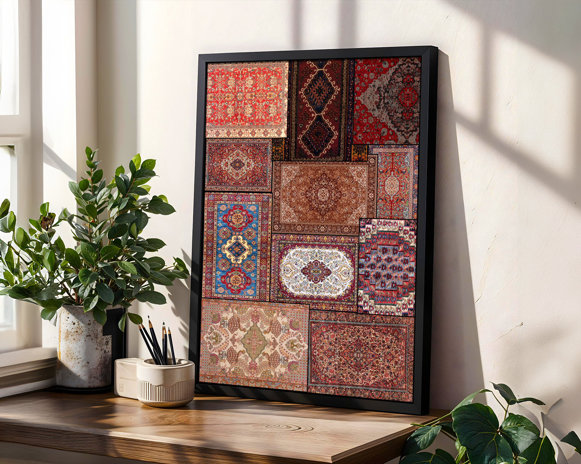 Heritage-Inspired Framed Art Print