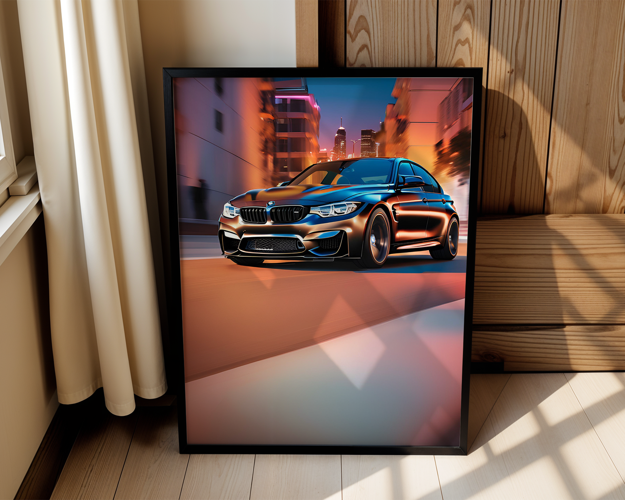 BMW F80 M3 Cruse - Framed Poster