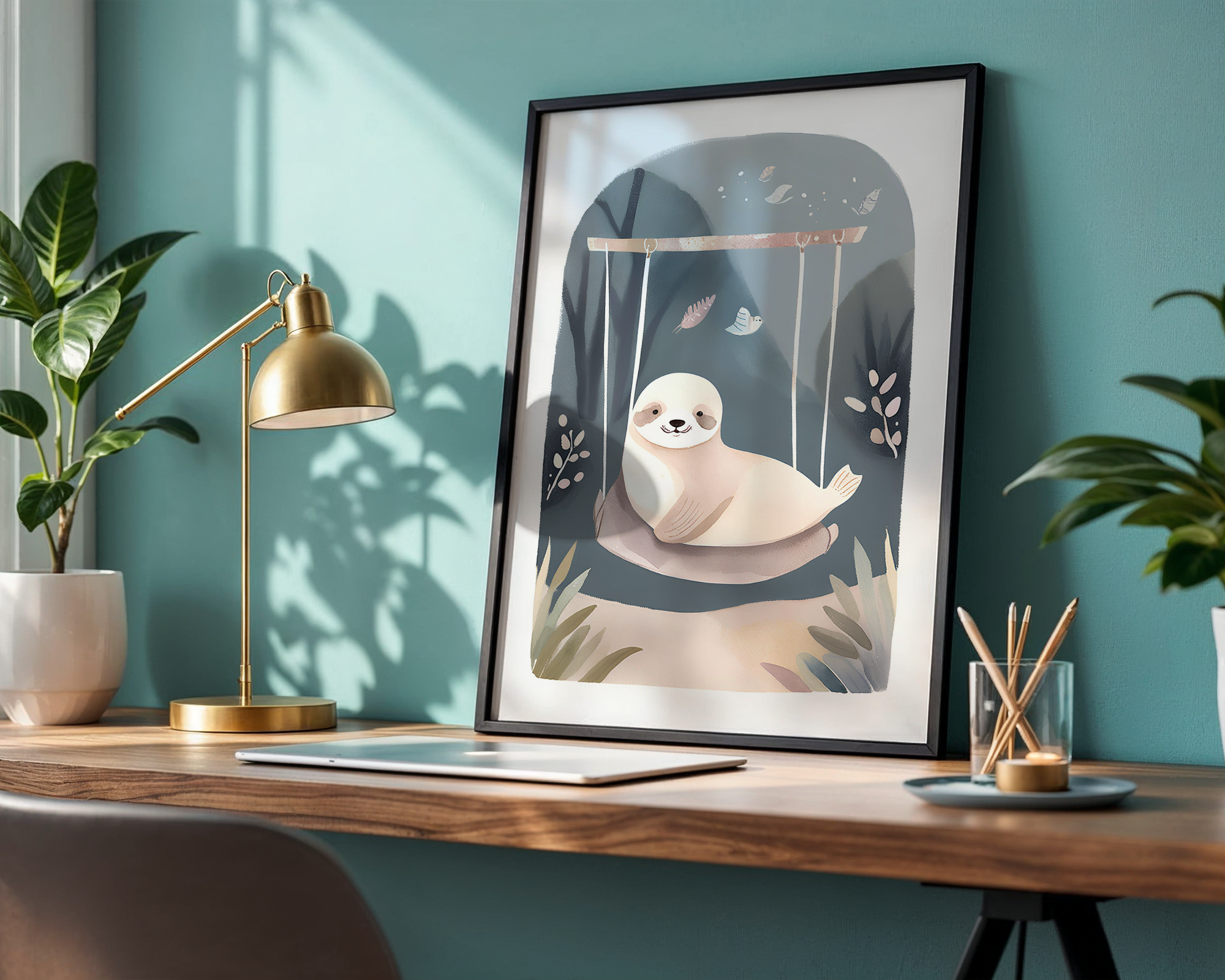 Baby Seal - Framed Poster