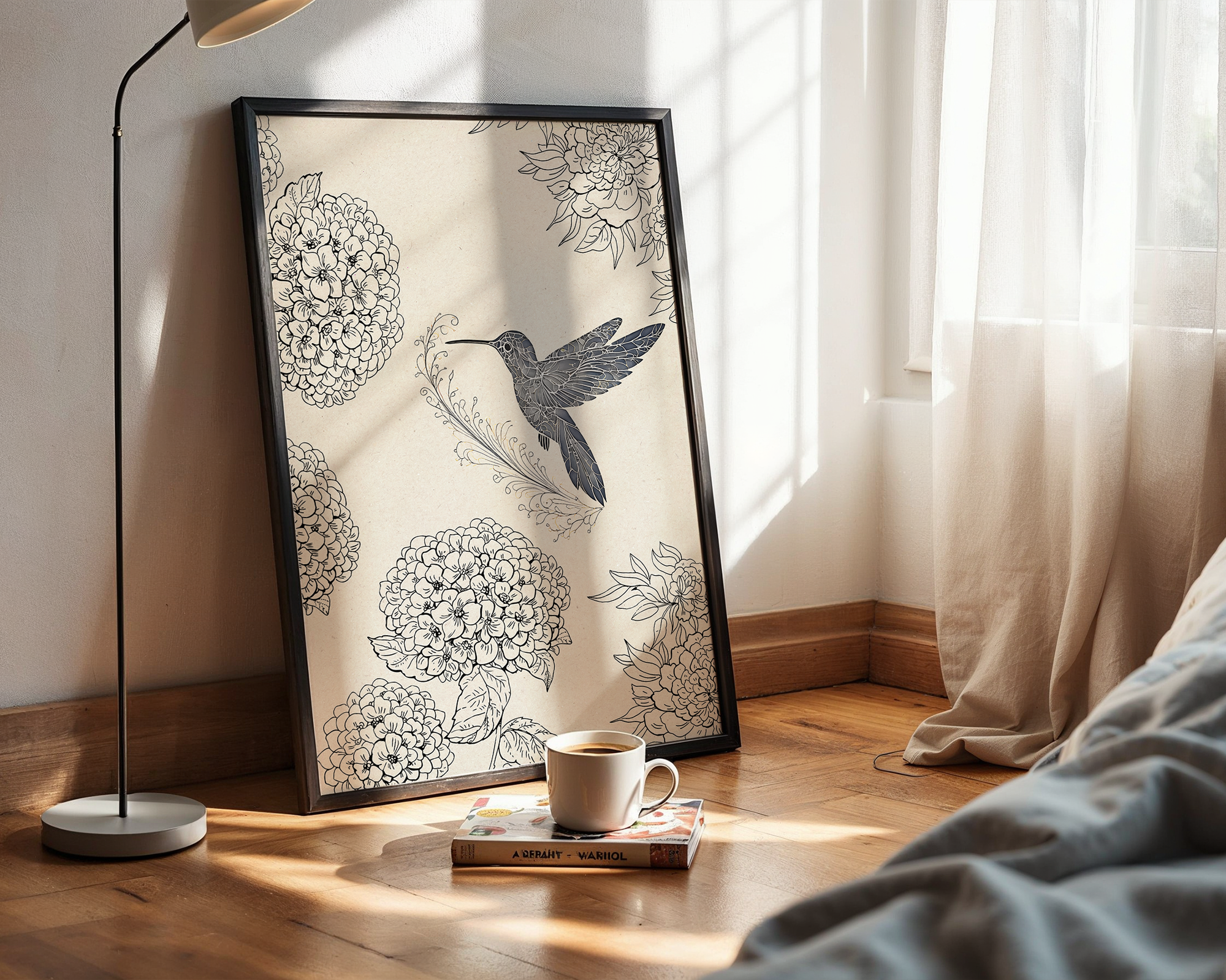 Graceful Flight - Modern Framed Art