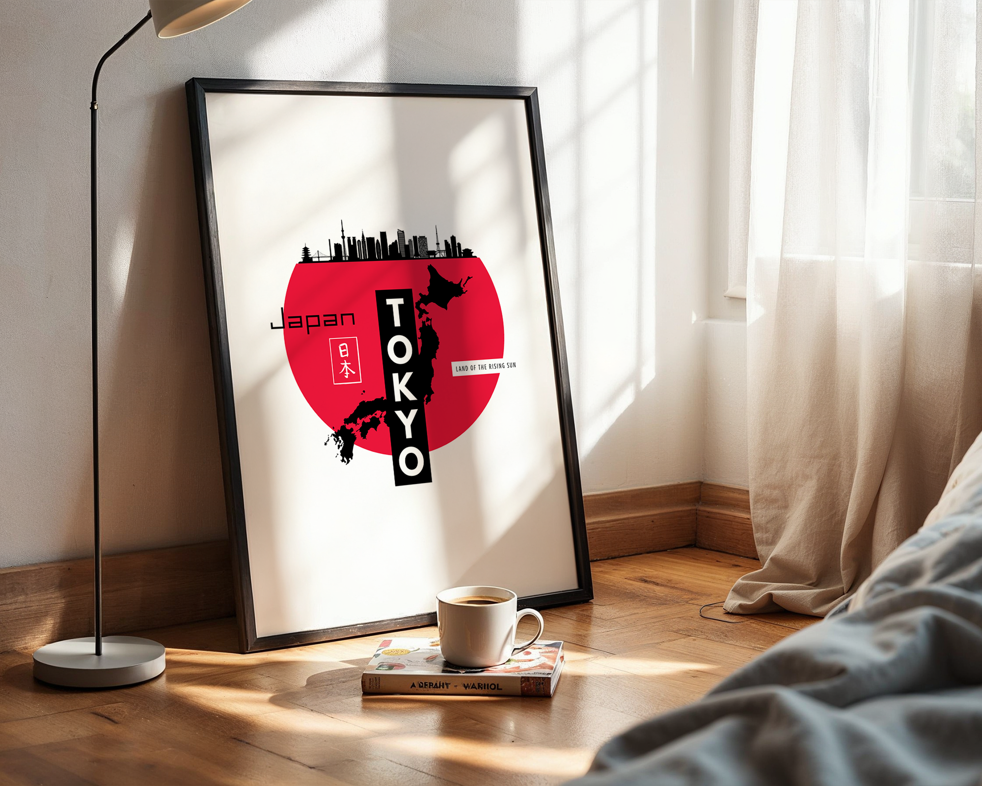 Tokyo Rising - Modern Framed Art