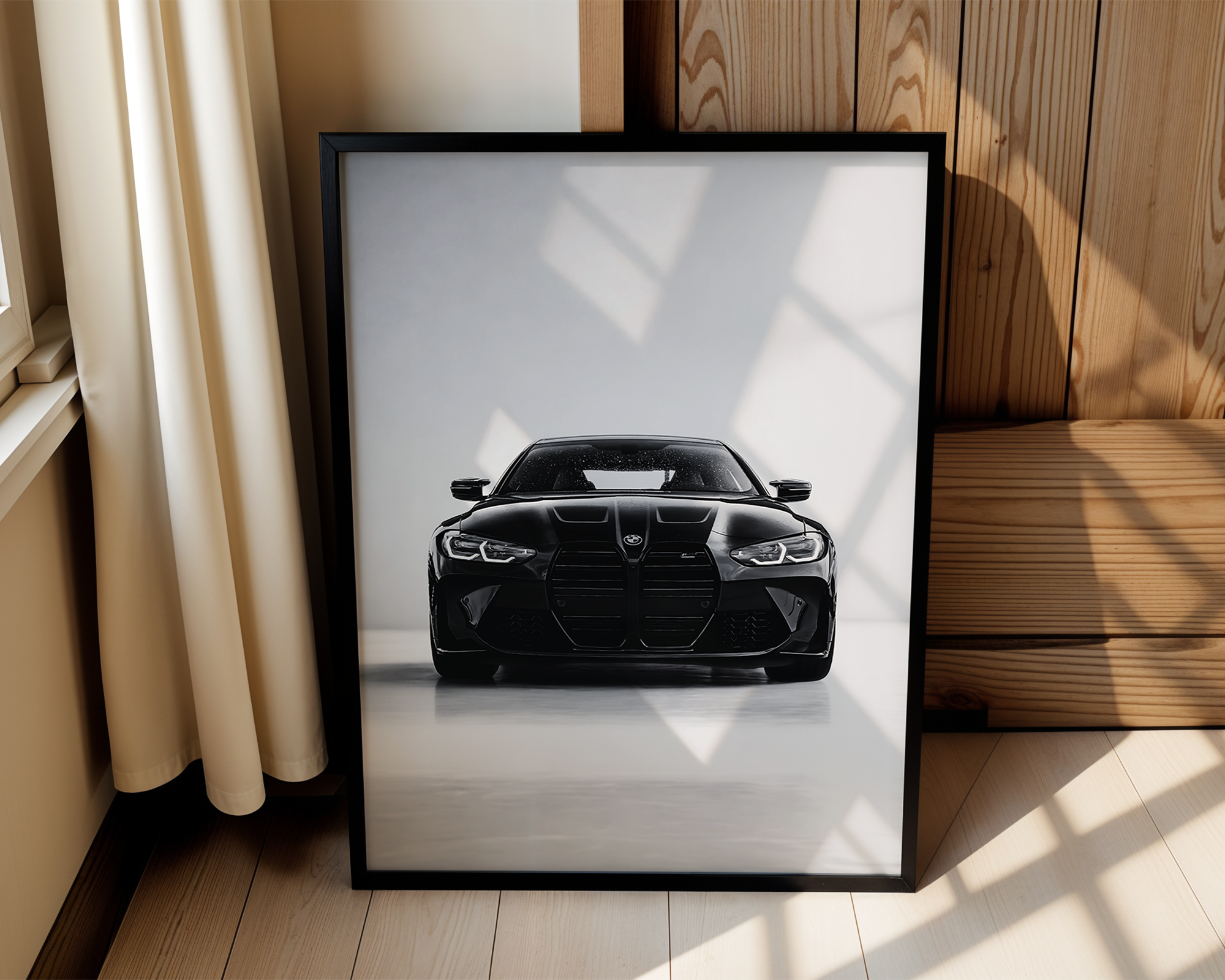 BMW G82 M4 Competition – Modern Framed Automotive Poster