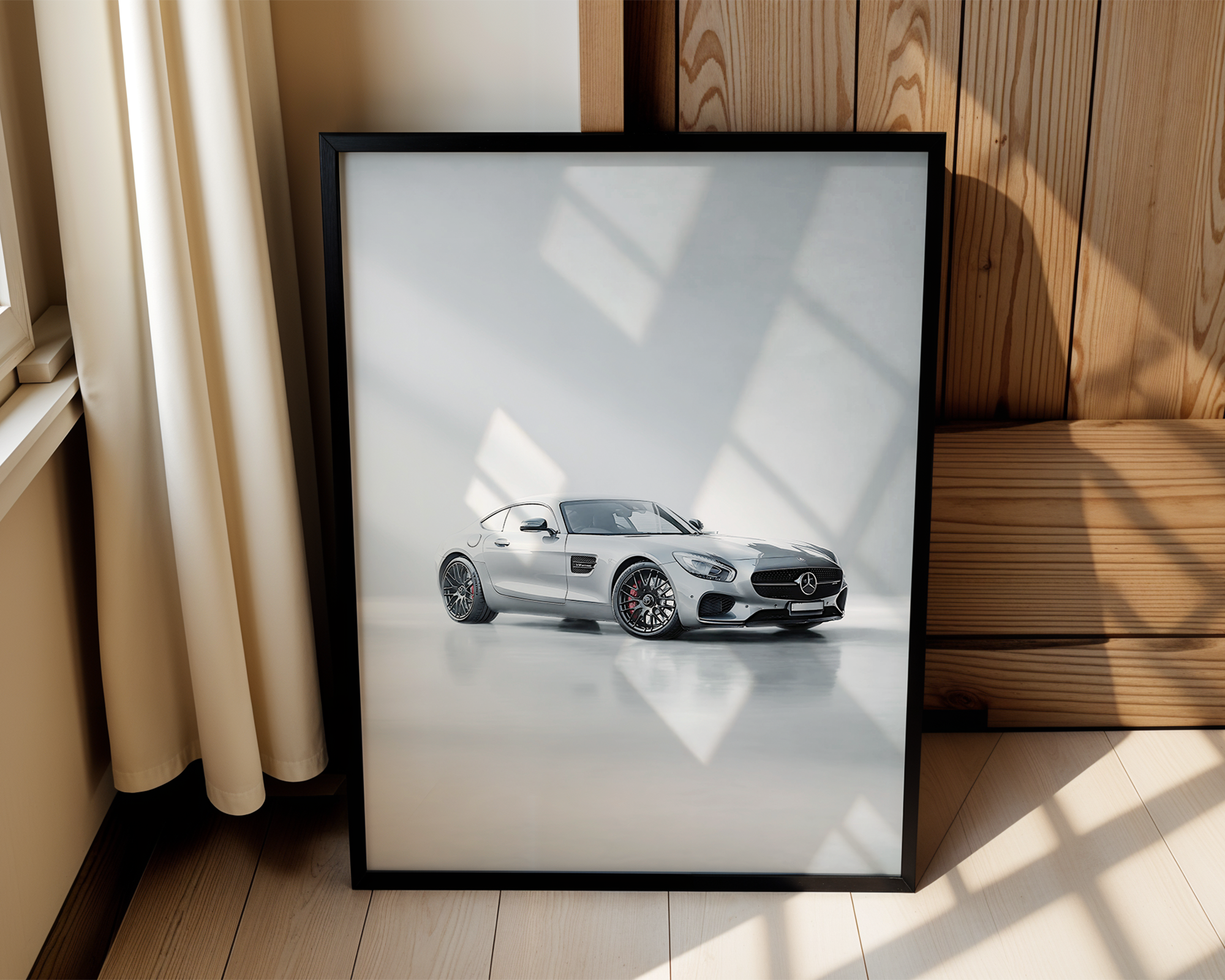 Mercedes-AMG GT – Modern Framed Automotive Poster