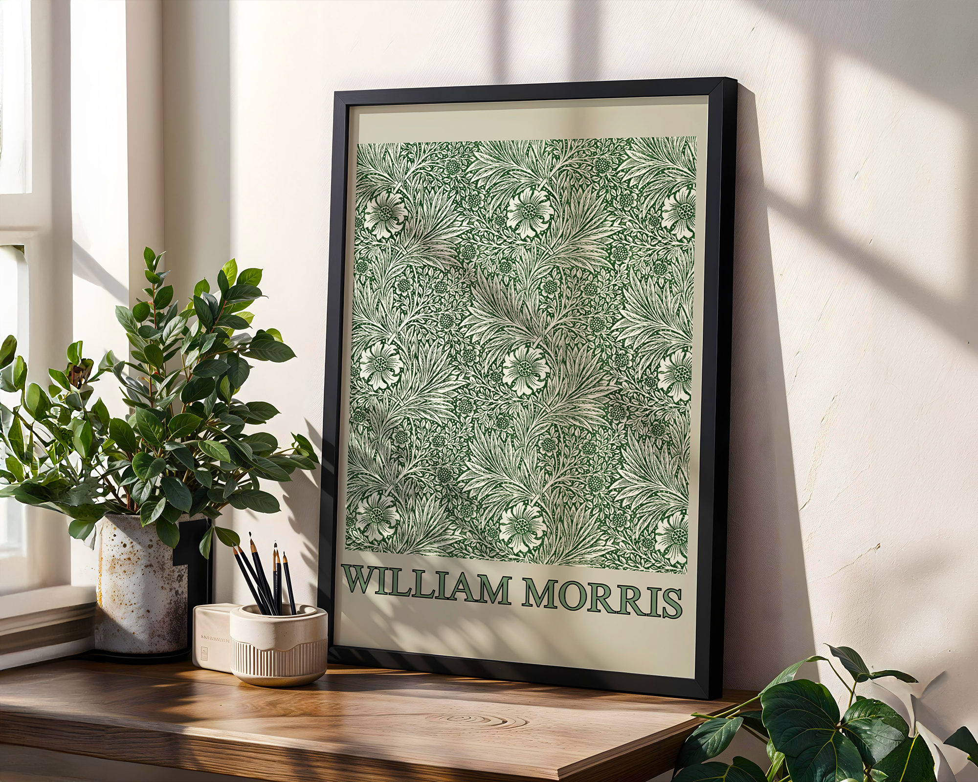 William Morris's Marigold Famous Framed Pattern