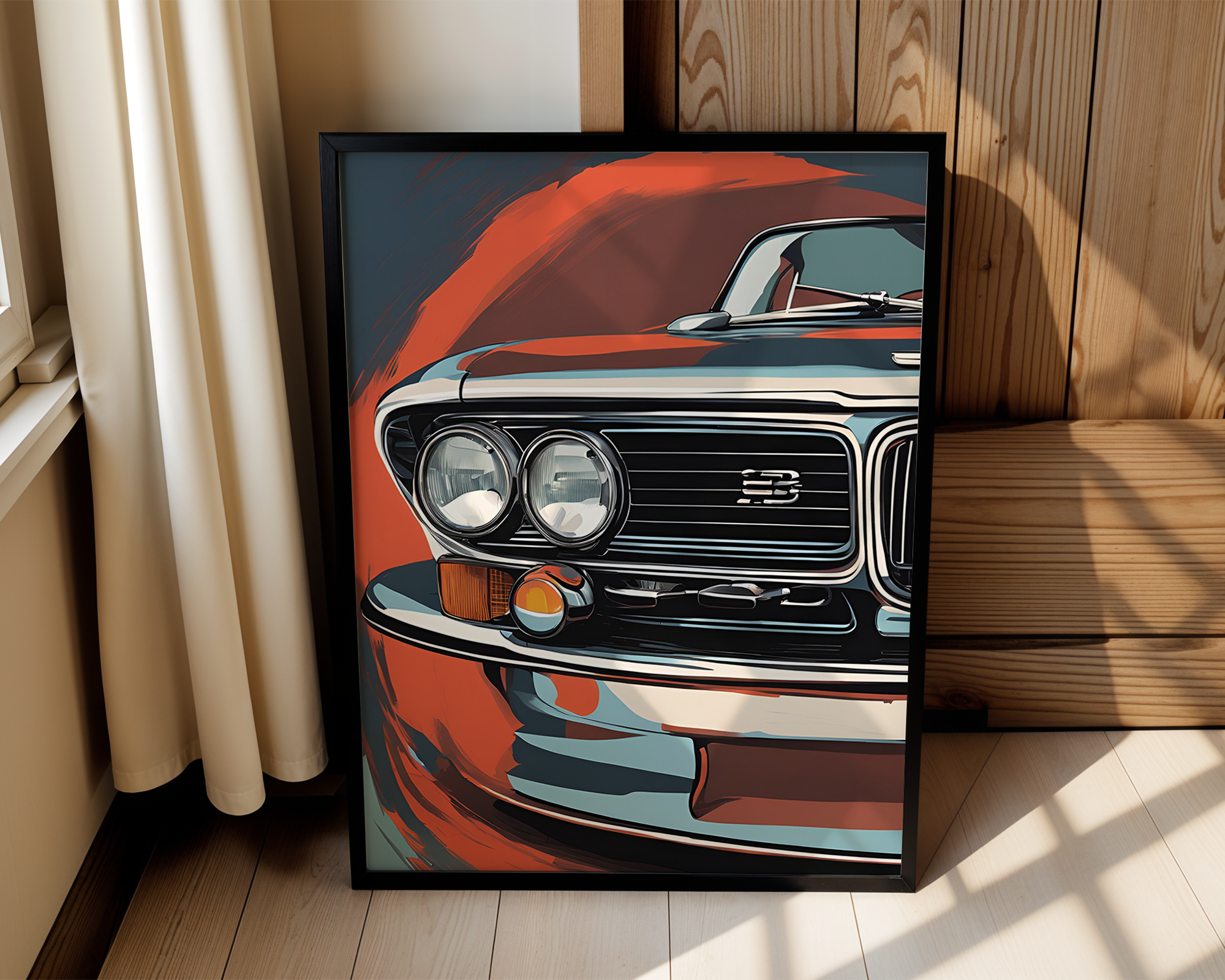 Timeless Machine - Vintage Car Art - Framed Print