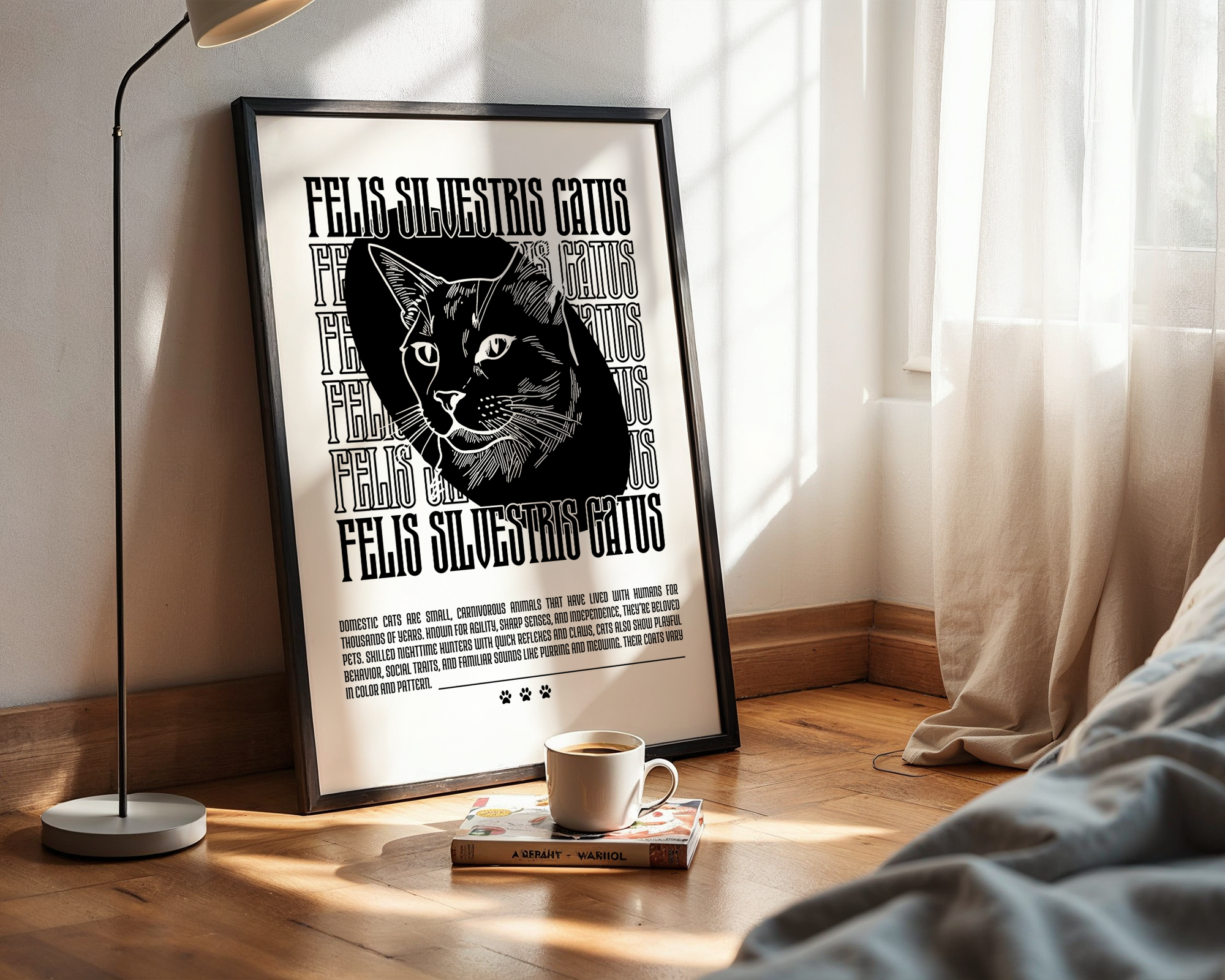 Felis Silvestris Catus - Moder Cat Art