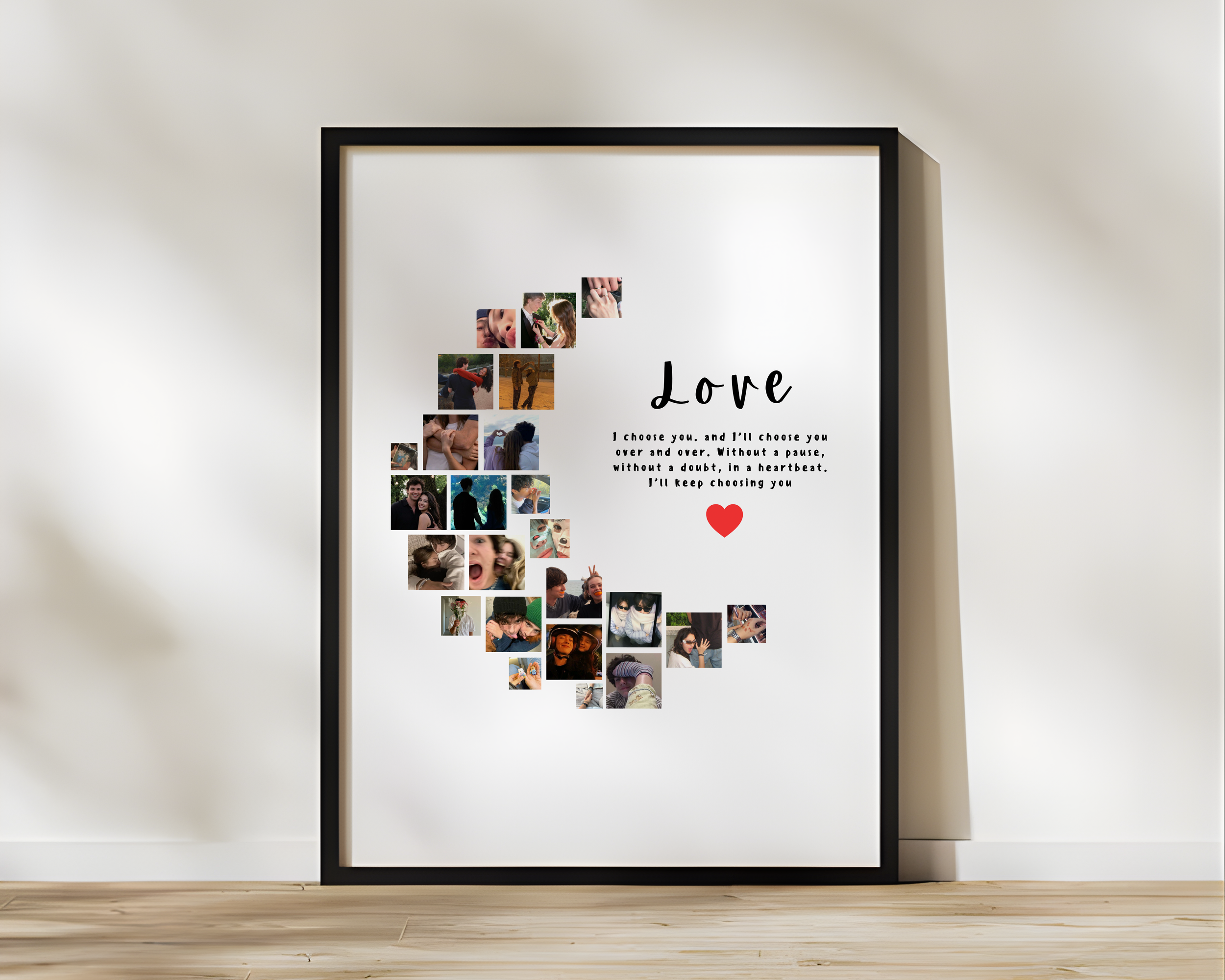 Customizable Moon Gallery Framed Poster