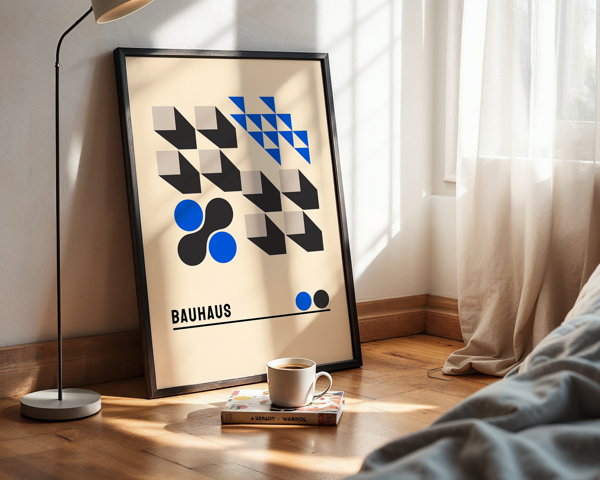 Graphic Shape Study Poster – Bauhaus Wall Art Print