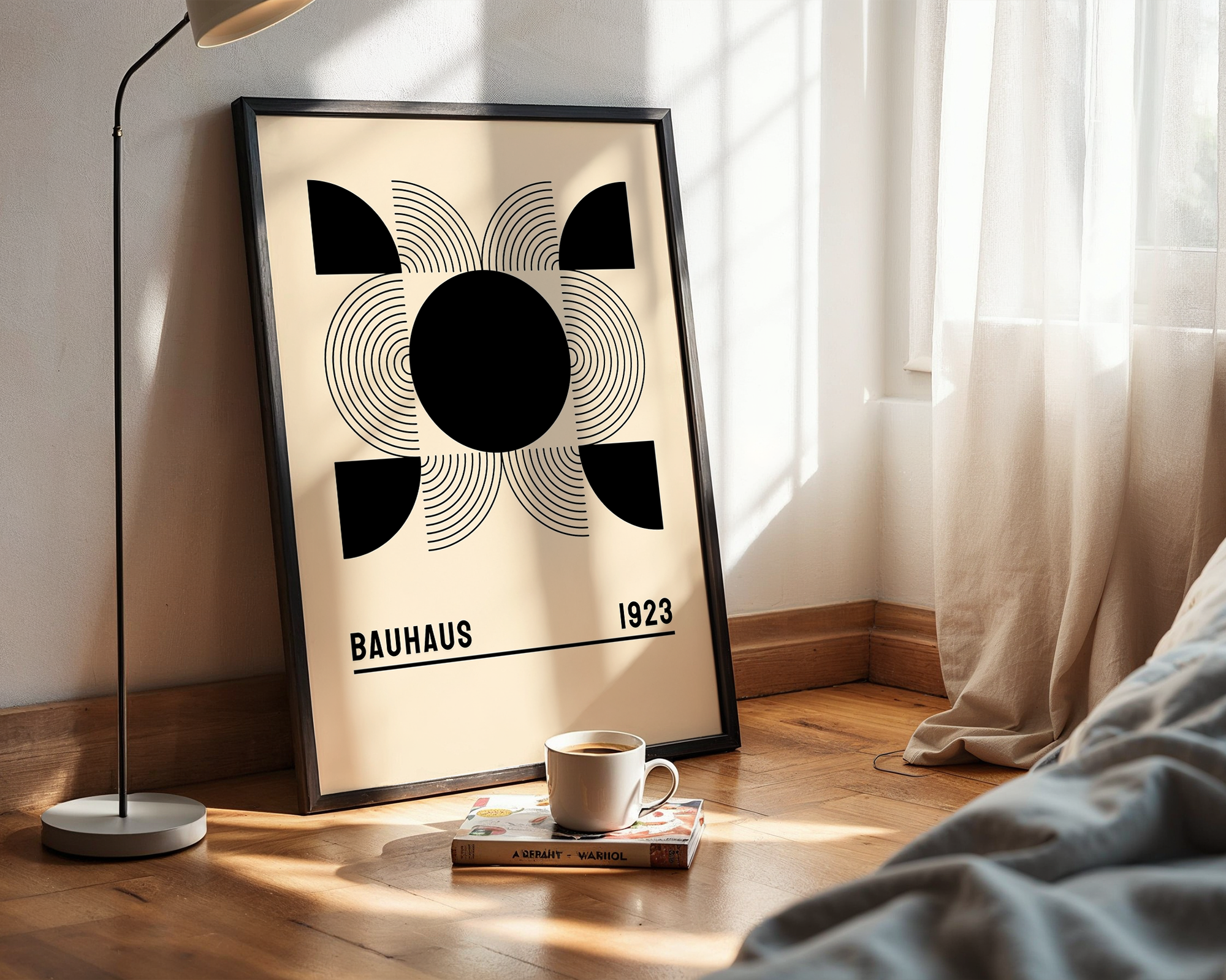 Abstract Line and Form Poster – Mid-Century Inspired Wall Art