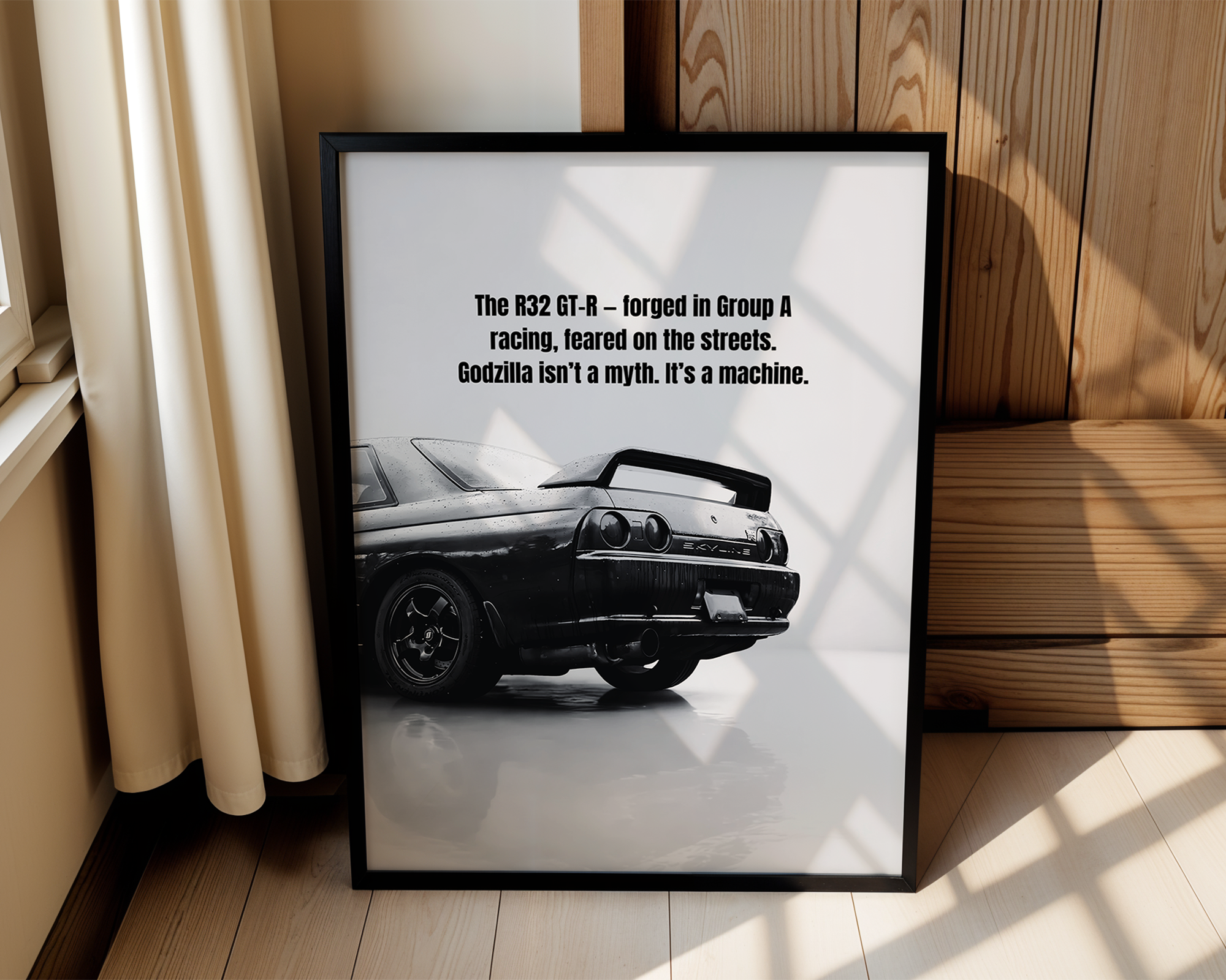 The Streets Godzilla – Modern Framed Automotive Poster