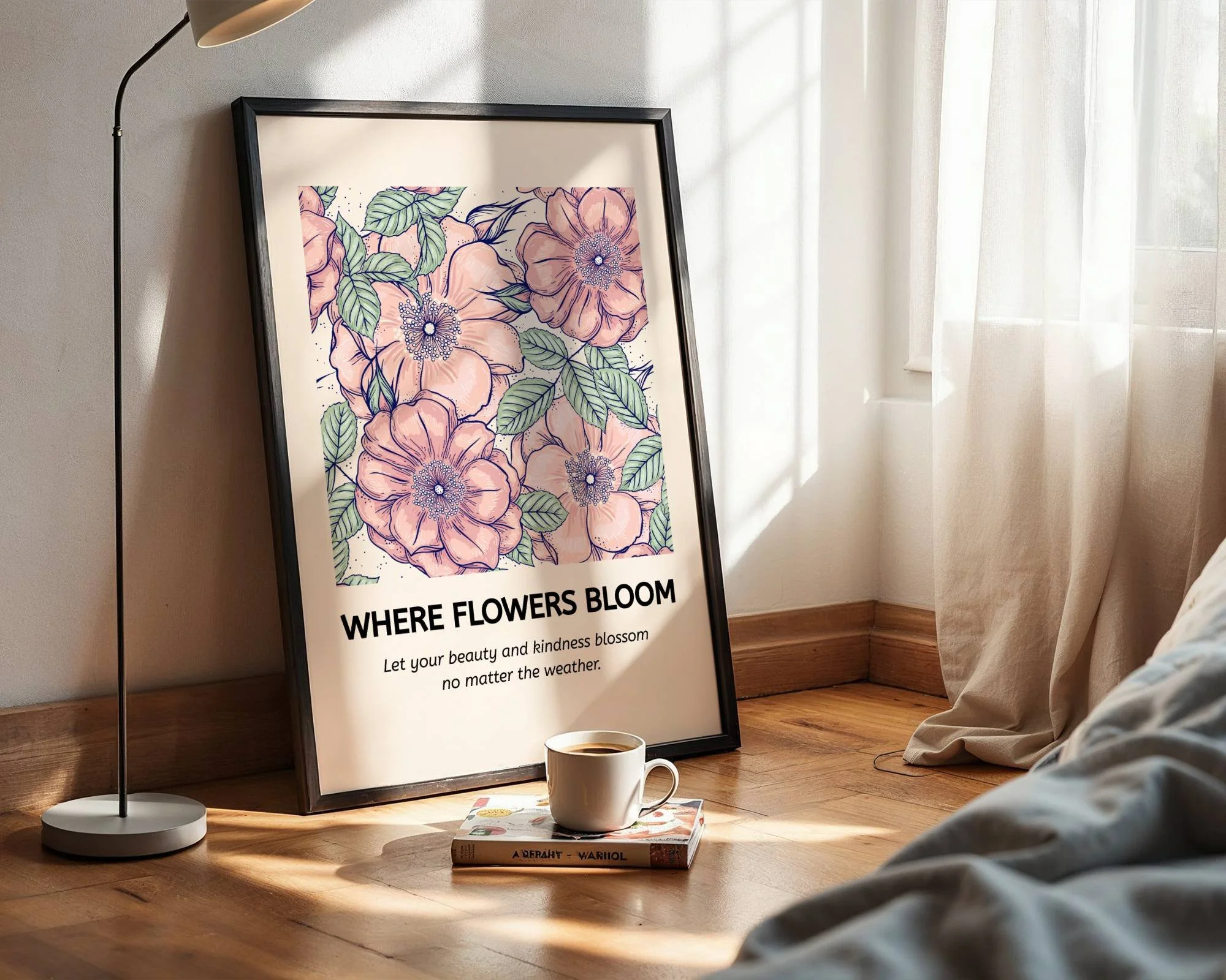 Where Flowers Bloom - Framed Poster