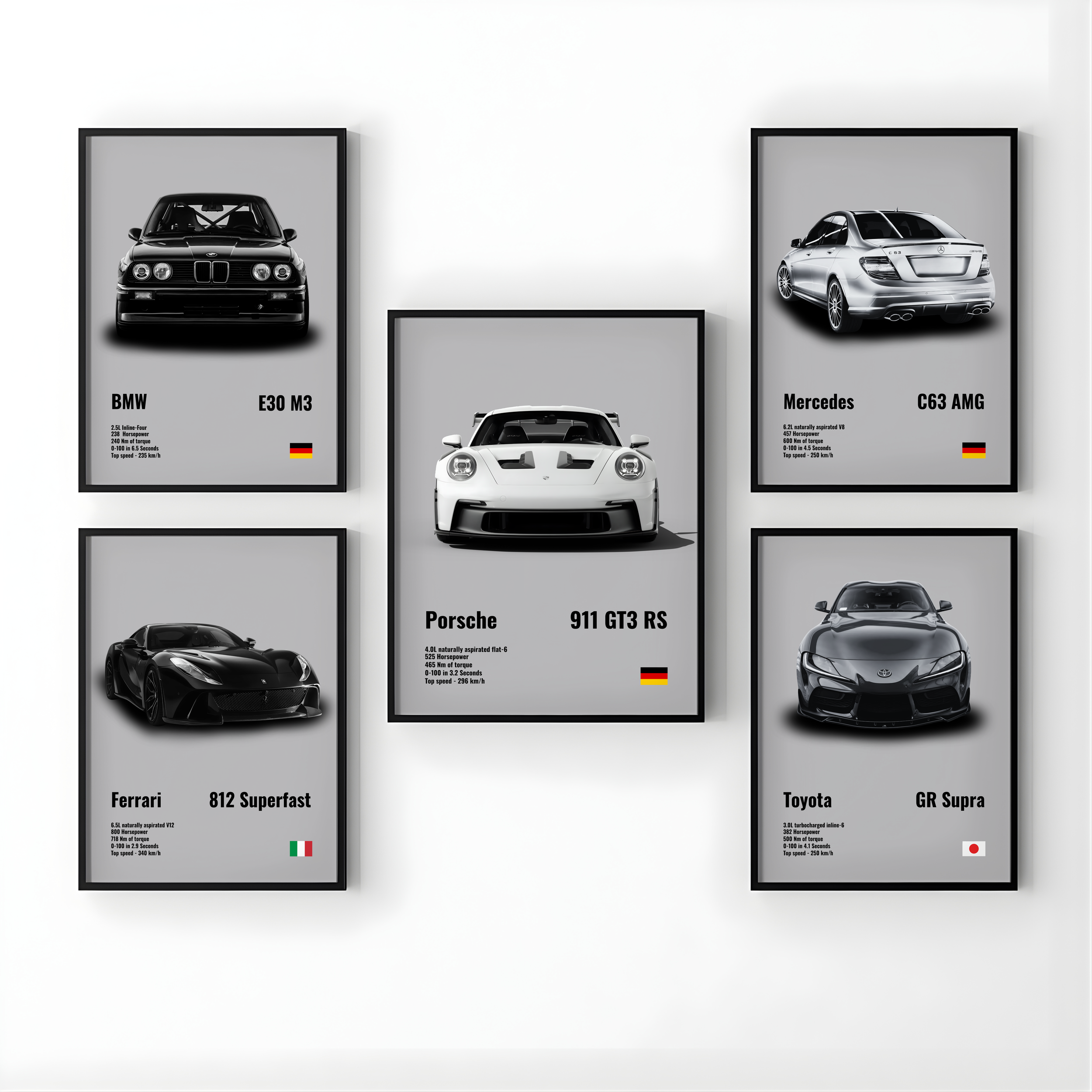Custom Any Car Framed Poster