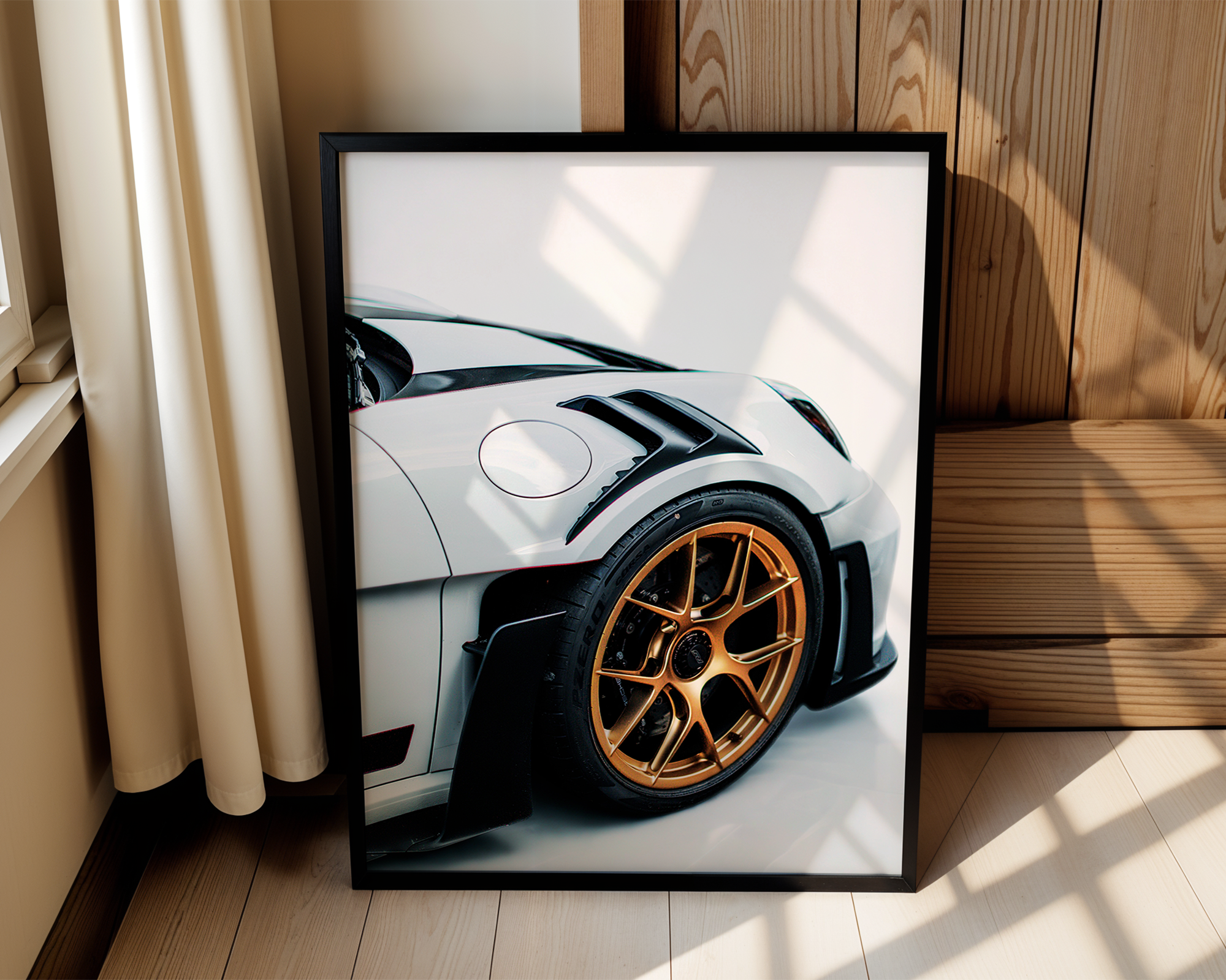 Porsche GT3 RS – Modern Framed Automotive Poster