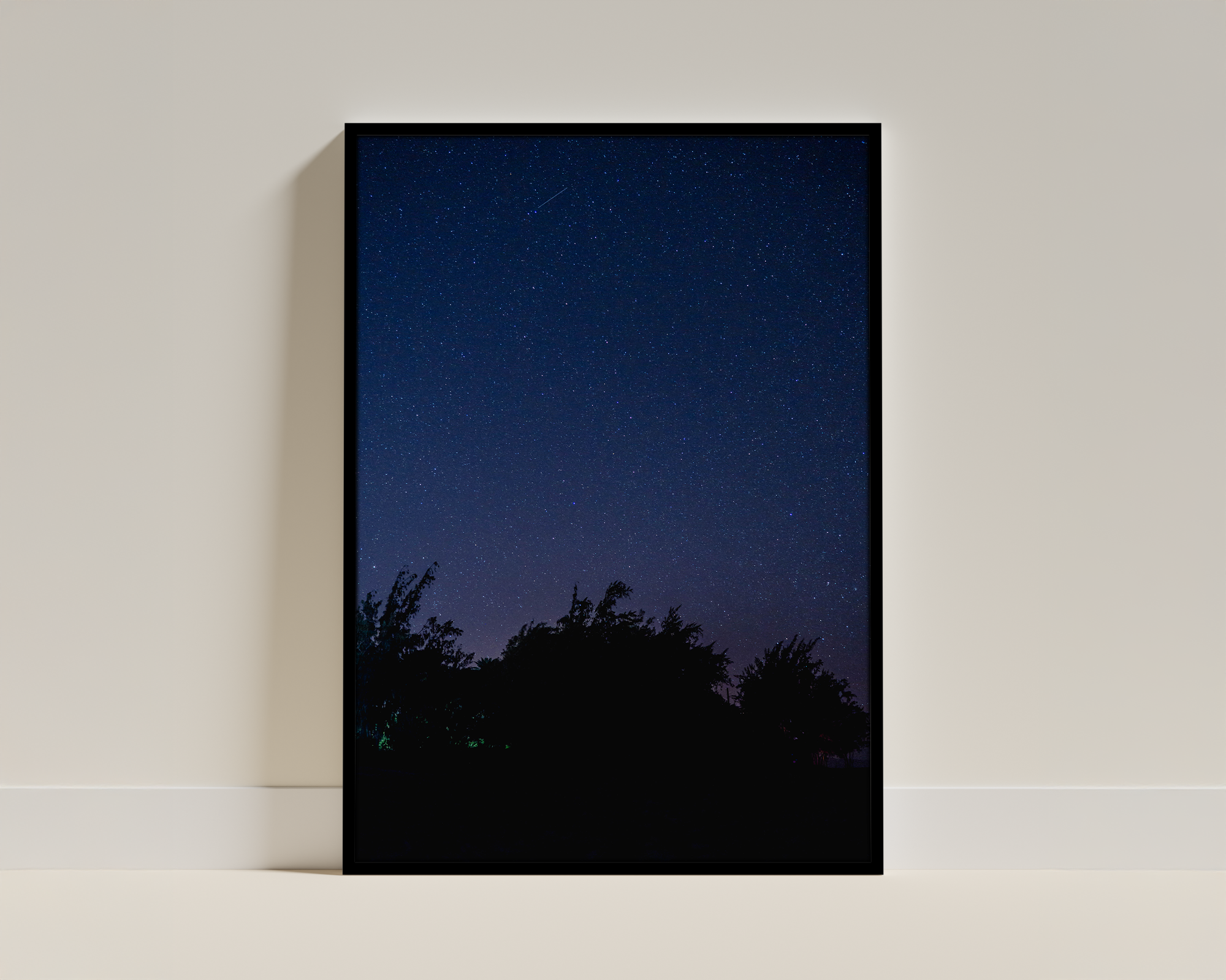 Celestial Quiet – Framed Night Sky Scene