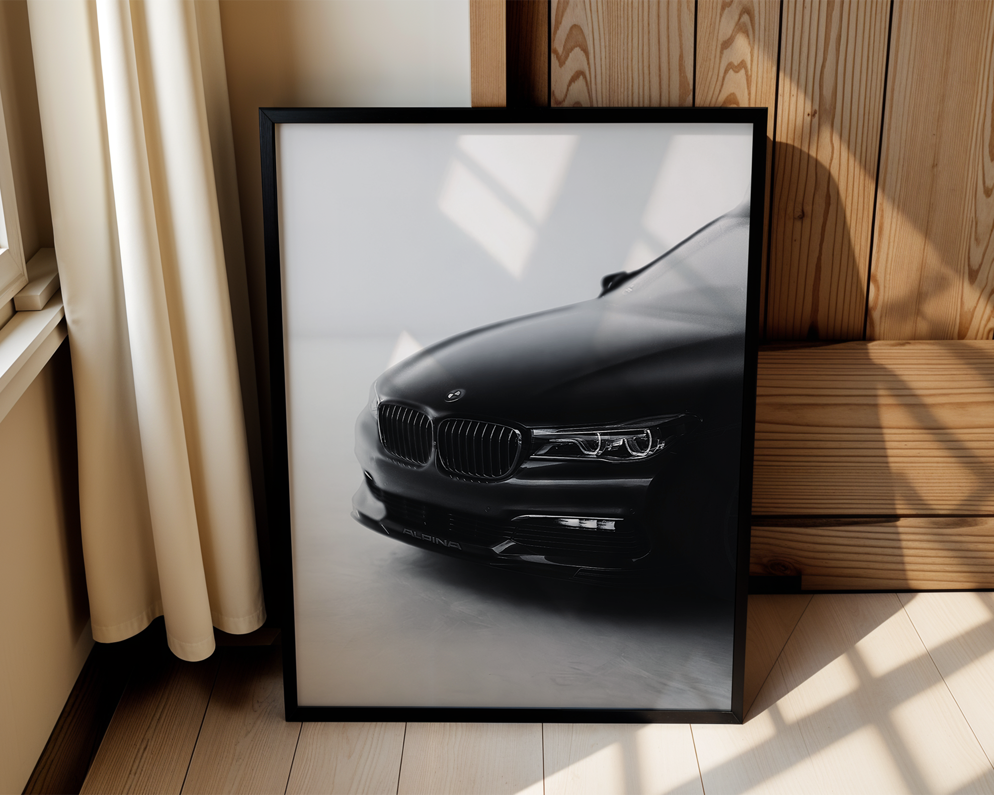 ALPINA'S BMW – Modern Framed Automotive Poster
