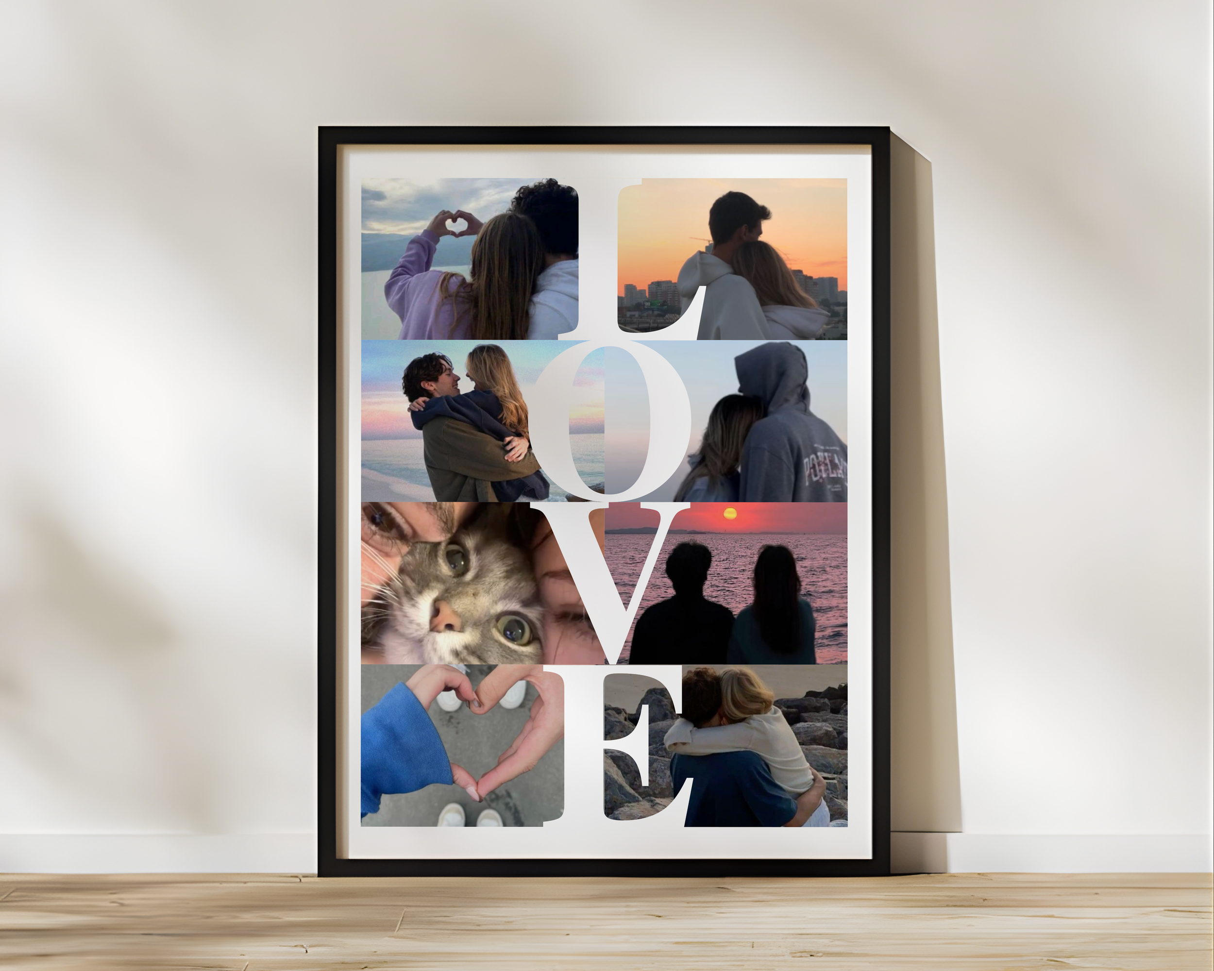 Customizable Gallery Couple Framed Poster