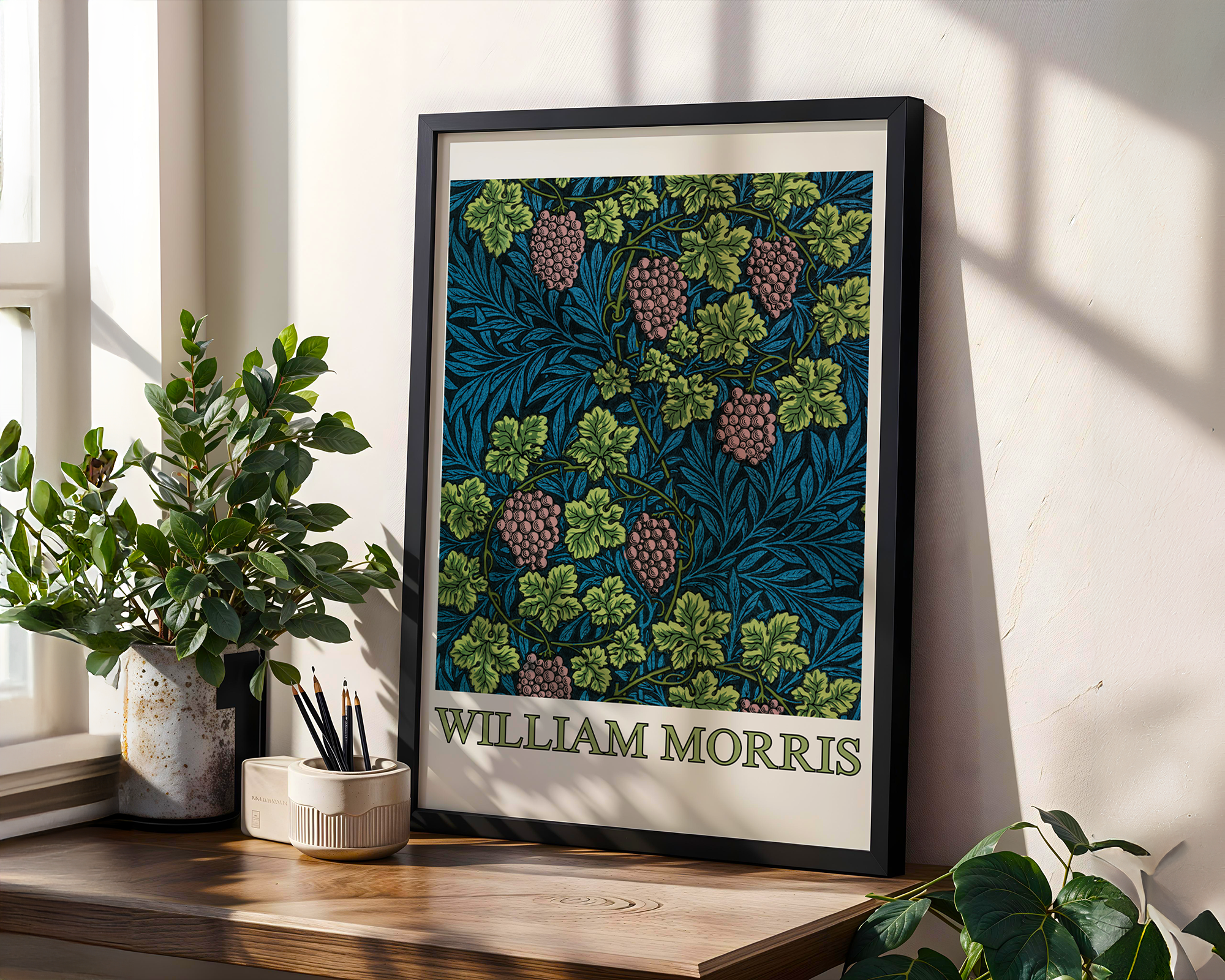 William Morris's Vine Famous Framed Pattern