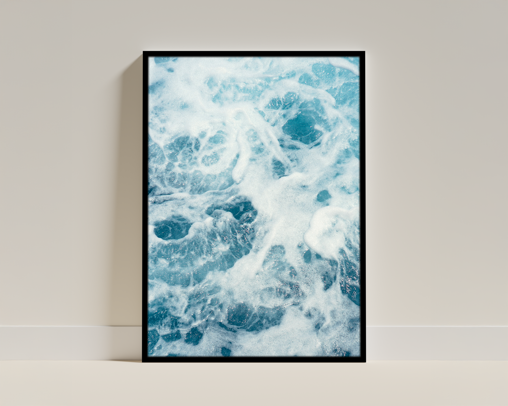 Tides in Motion - Framed Wave Aesthetic