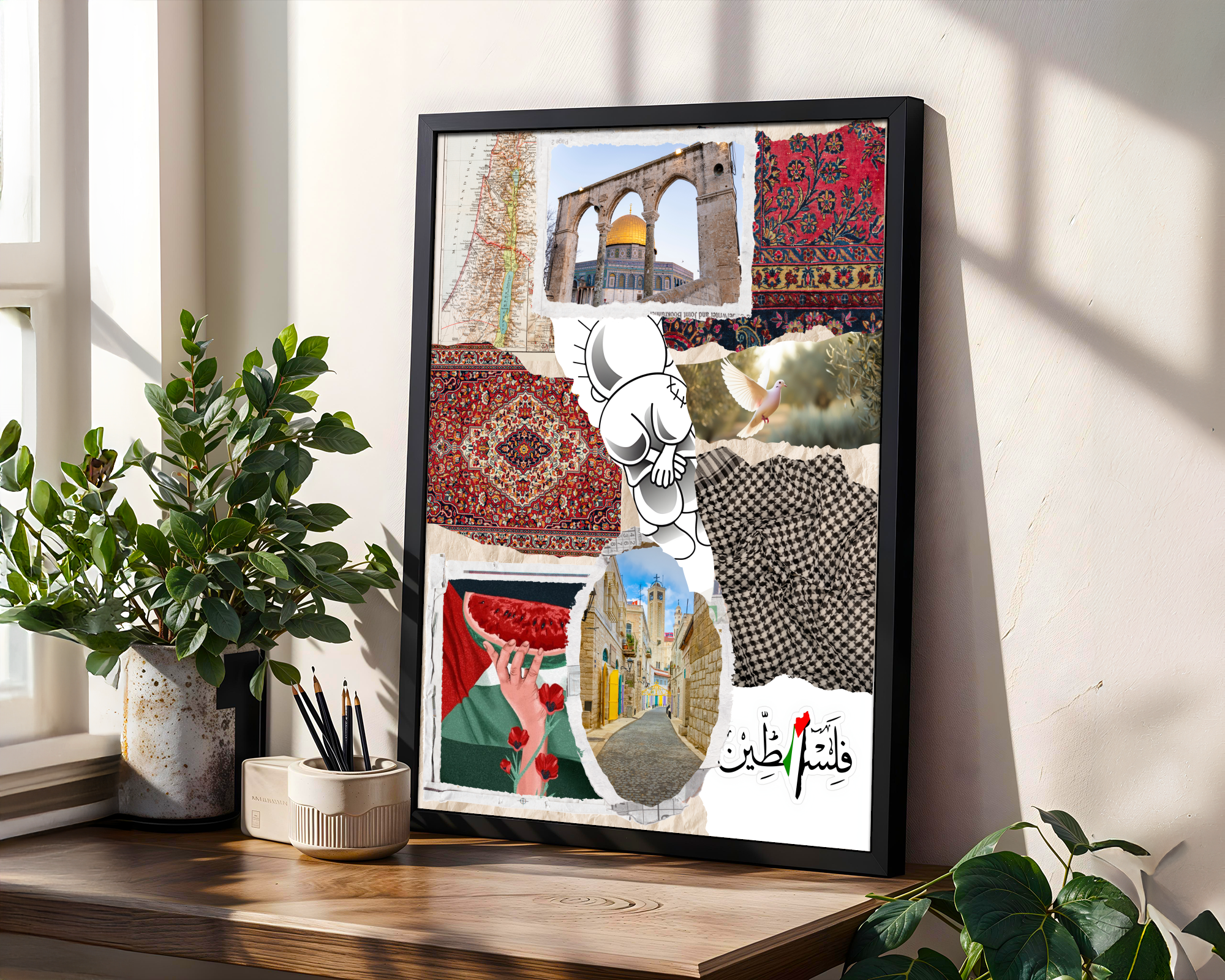 Palestinian Heritage and Spirit - Framed Poster