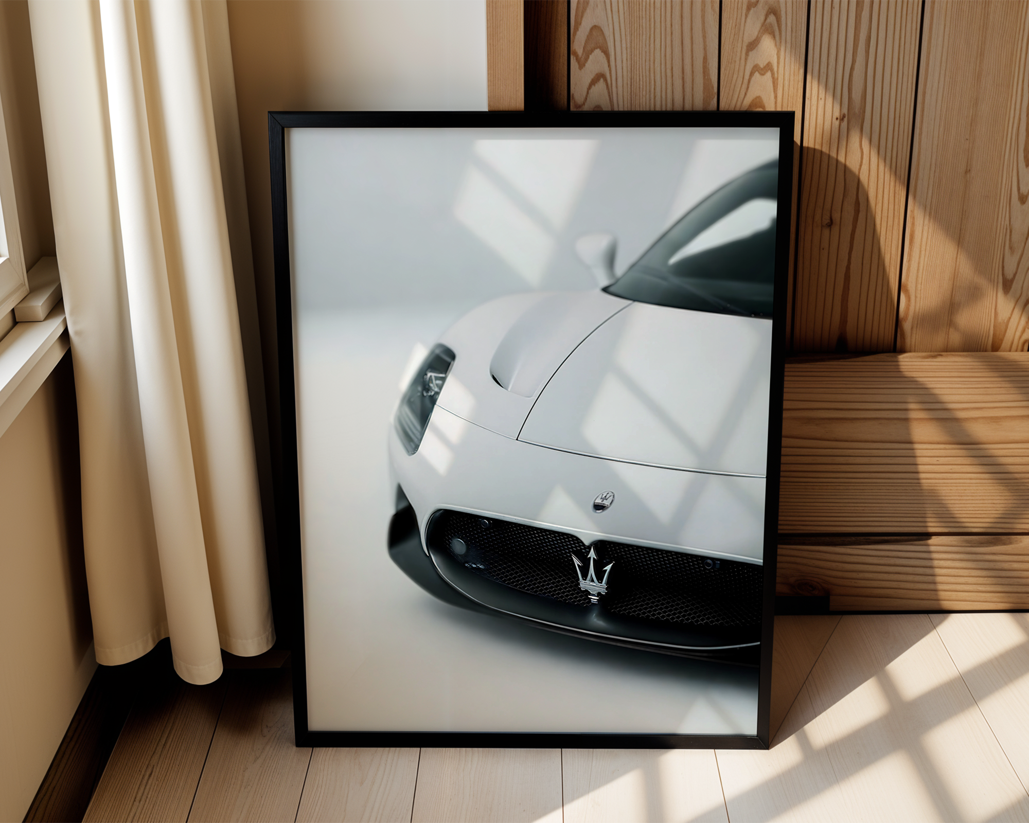 Maserati – Modern Framed Automotive Poster – For Car Lovers