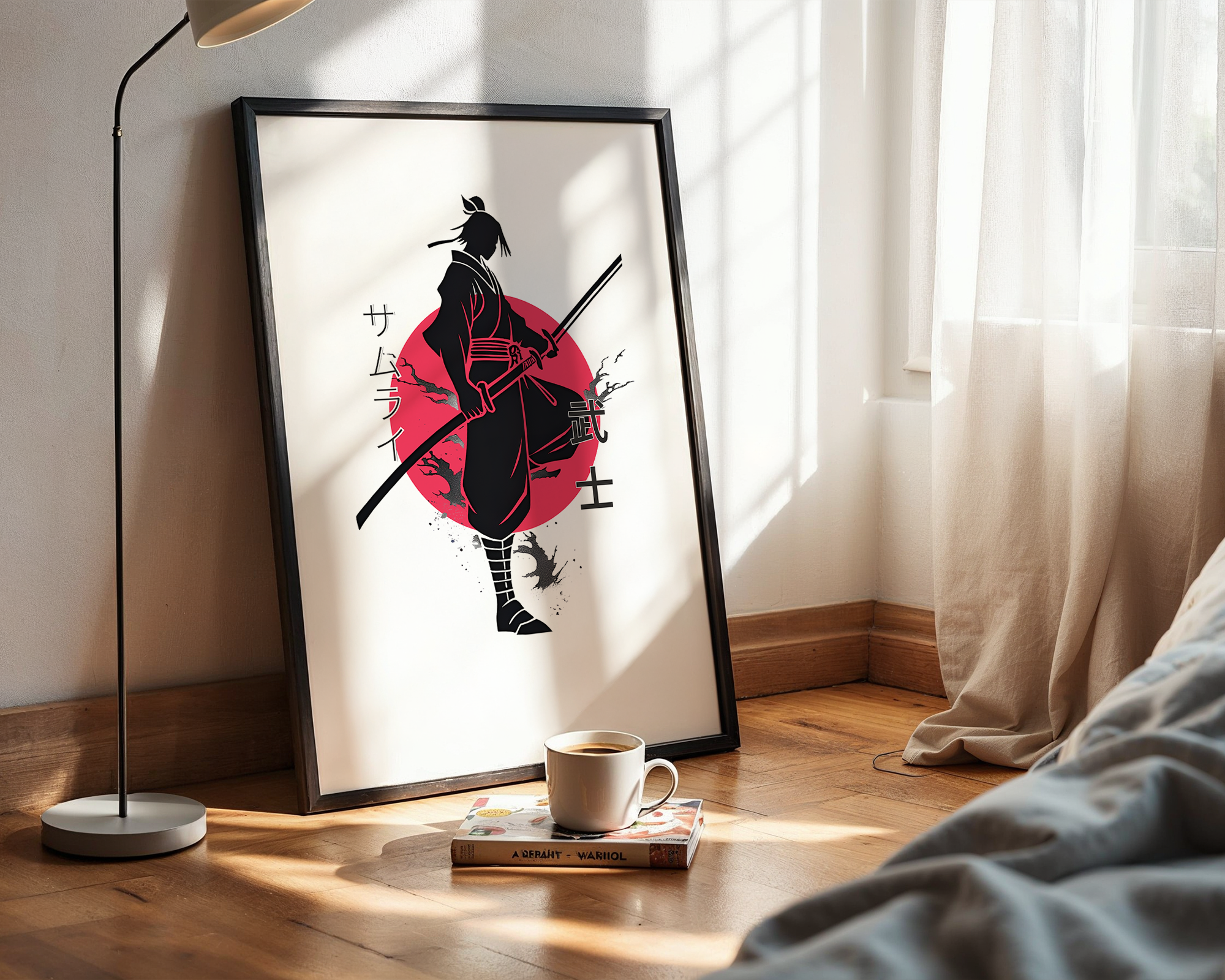 Samurai Spirit - Modern Framed Art