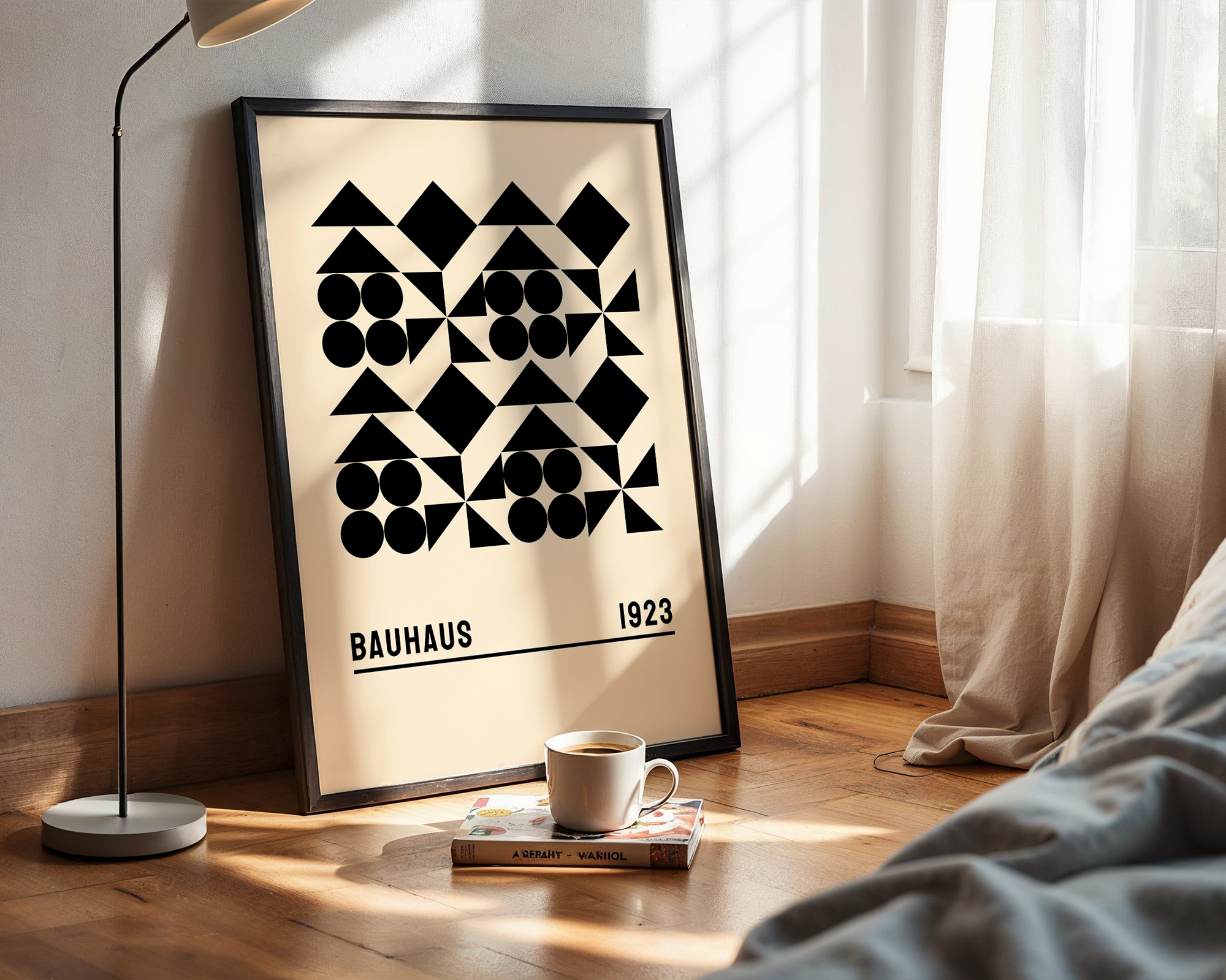 Rational Design Poster – Bauhaus Geometry for Contemporary Spaces