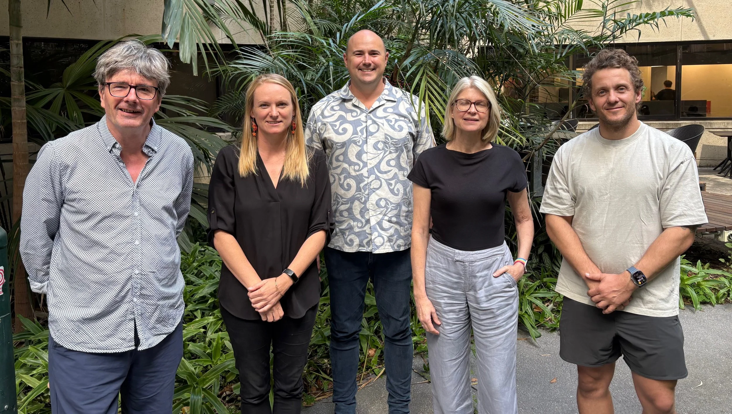 Photo of the five FULFIL team members