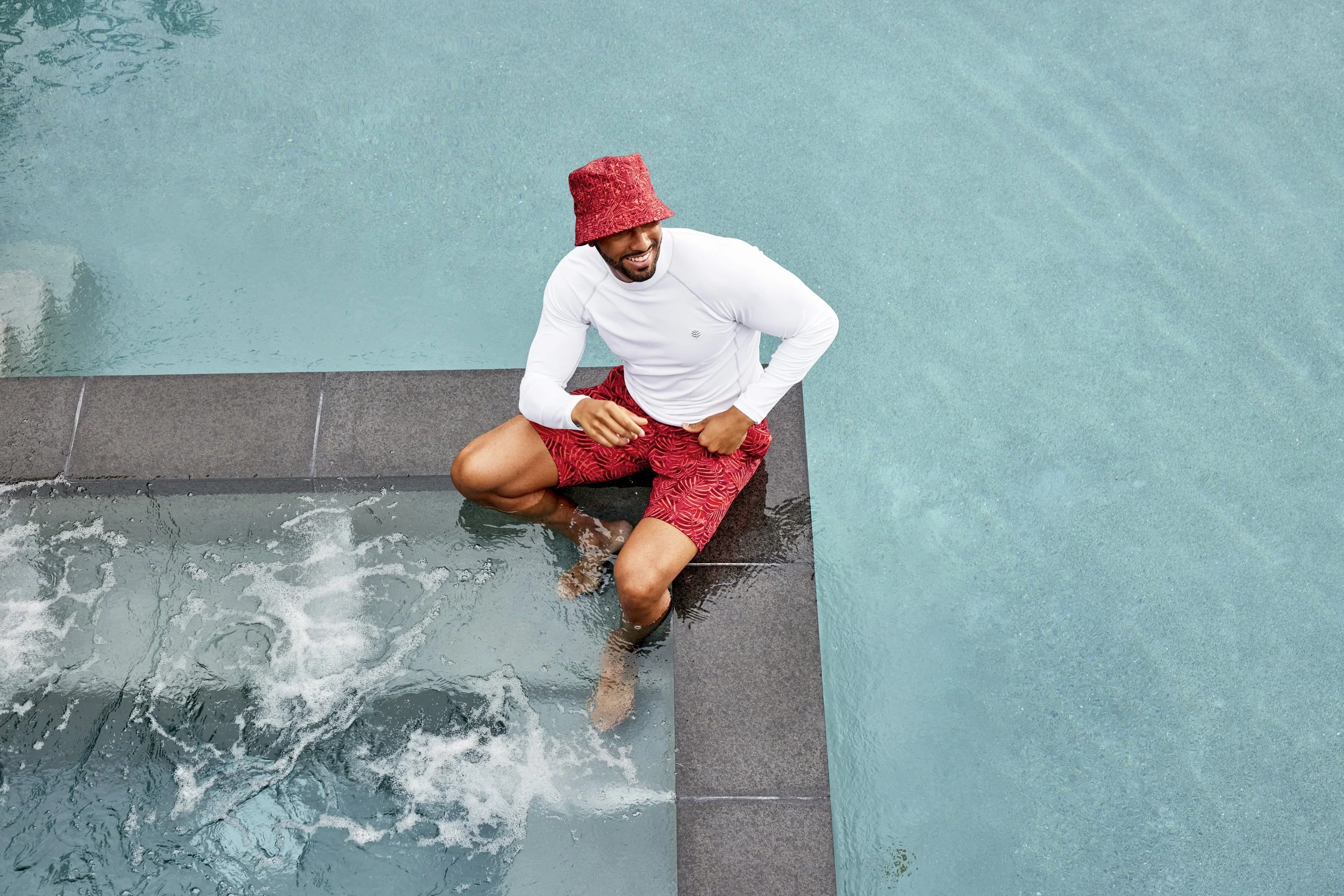 Coolibar photo art direction for family, outdoor, and sun-protective apparel campaigns