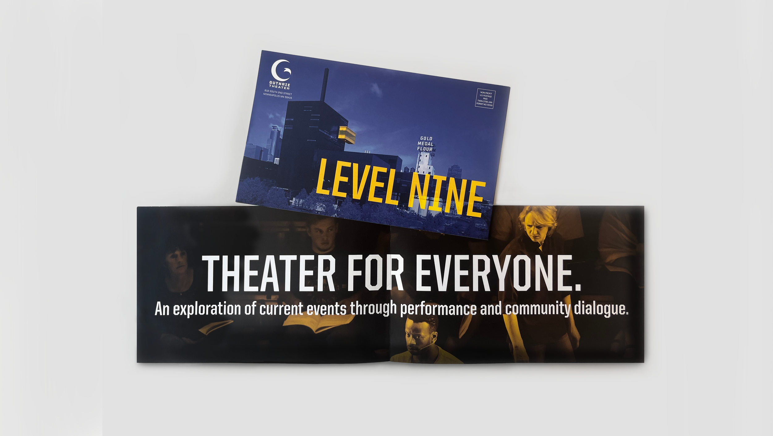Guthrie Theater Level Nine donor campaign brochure