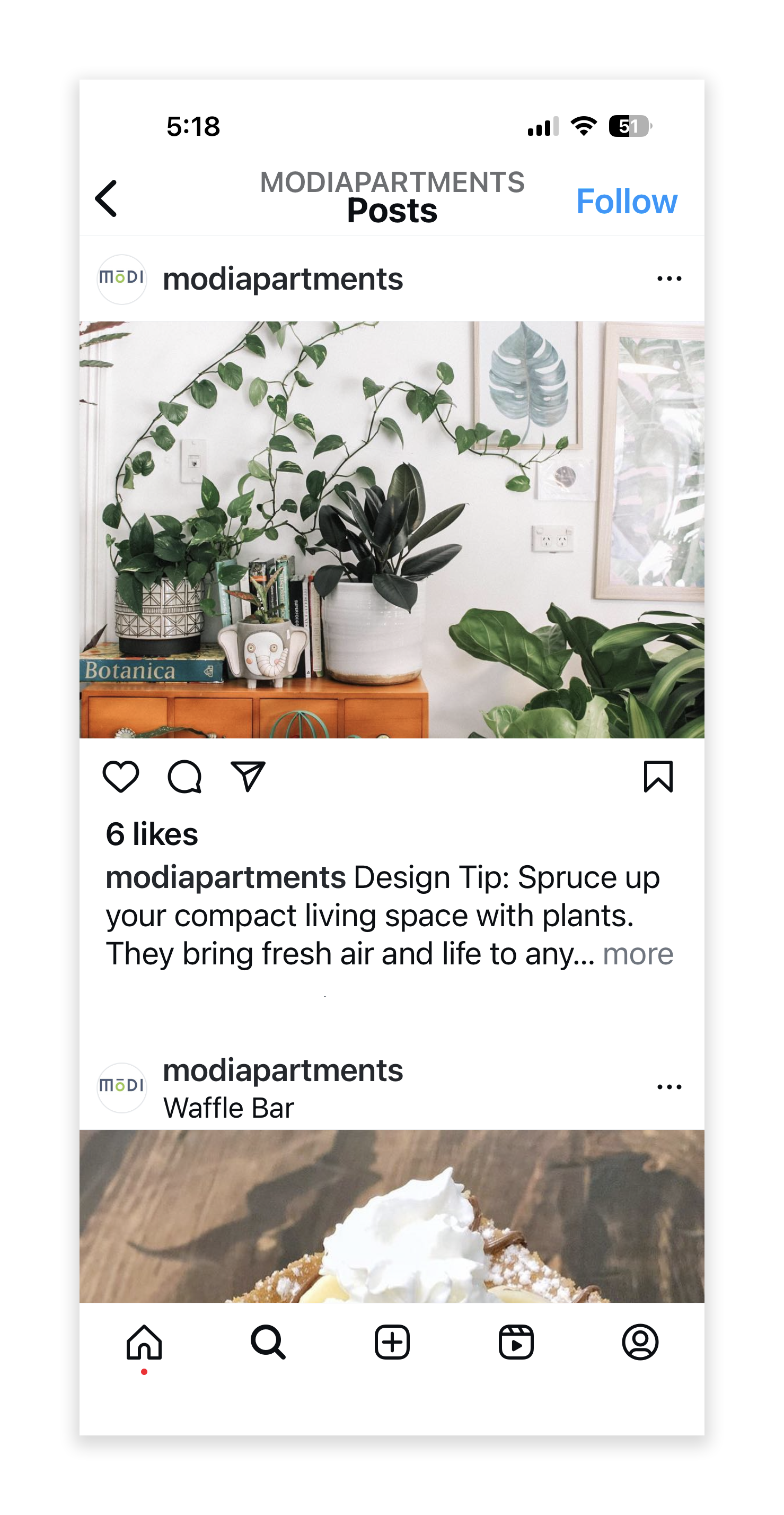 Modi Apartments social media campaign