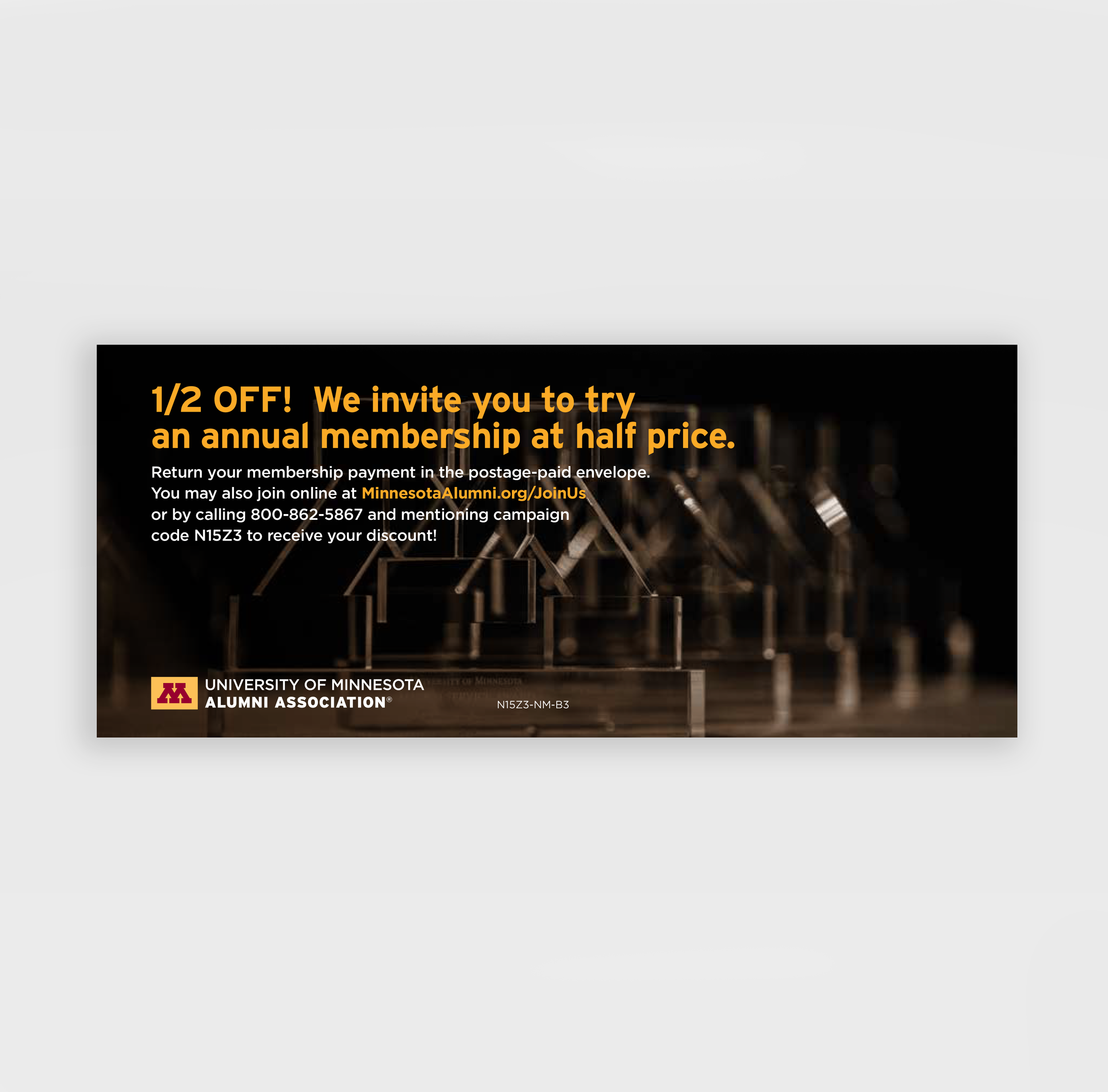 University of Minnesota Alumni Association annual giving direct-mail campaign