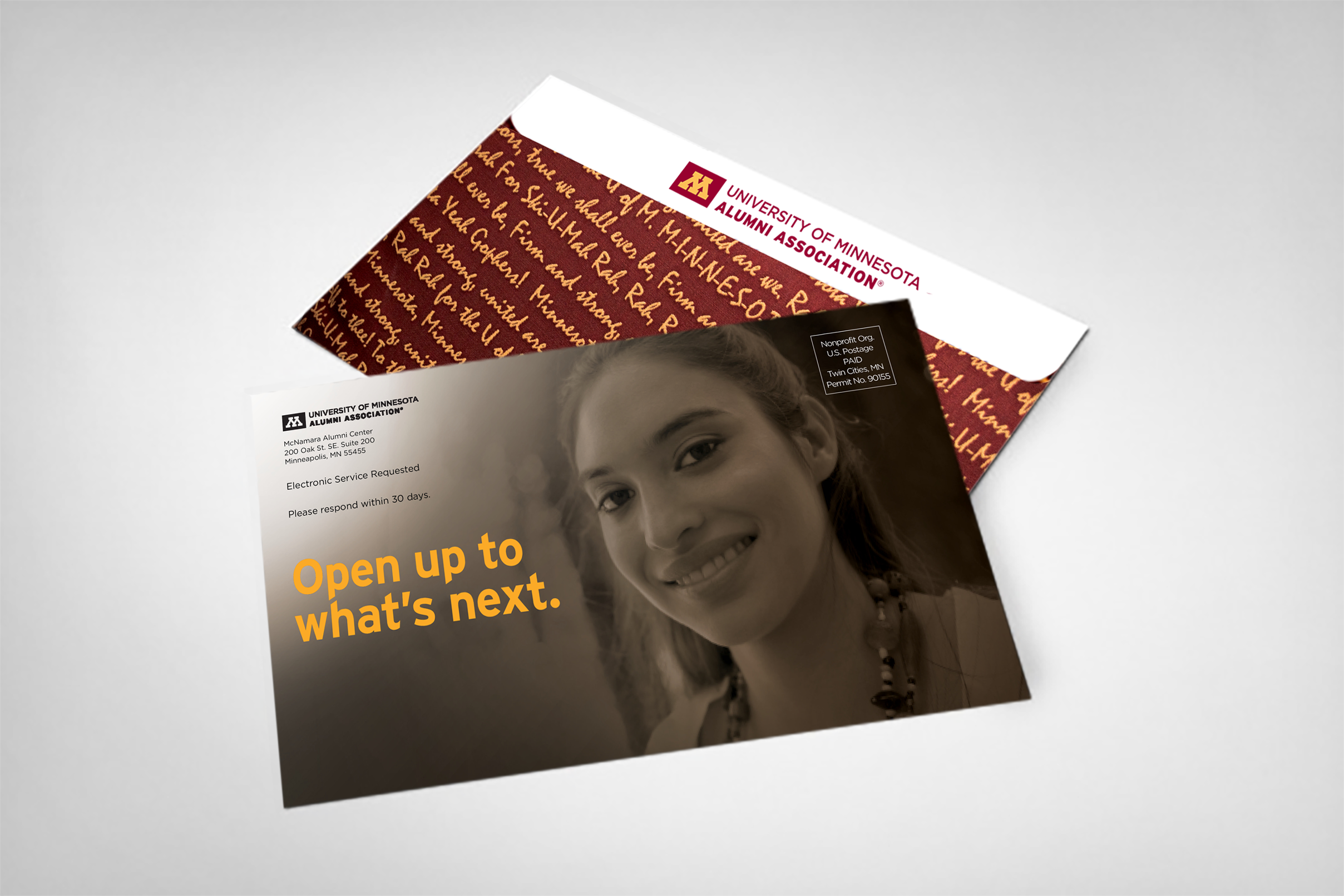 University of Minnesota Alumni Association annual giving direct-mail campaign