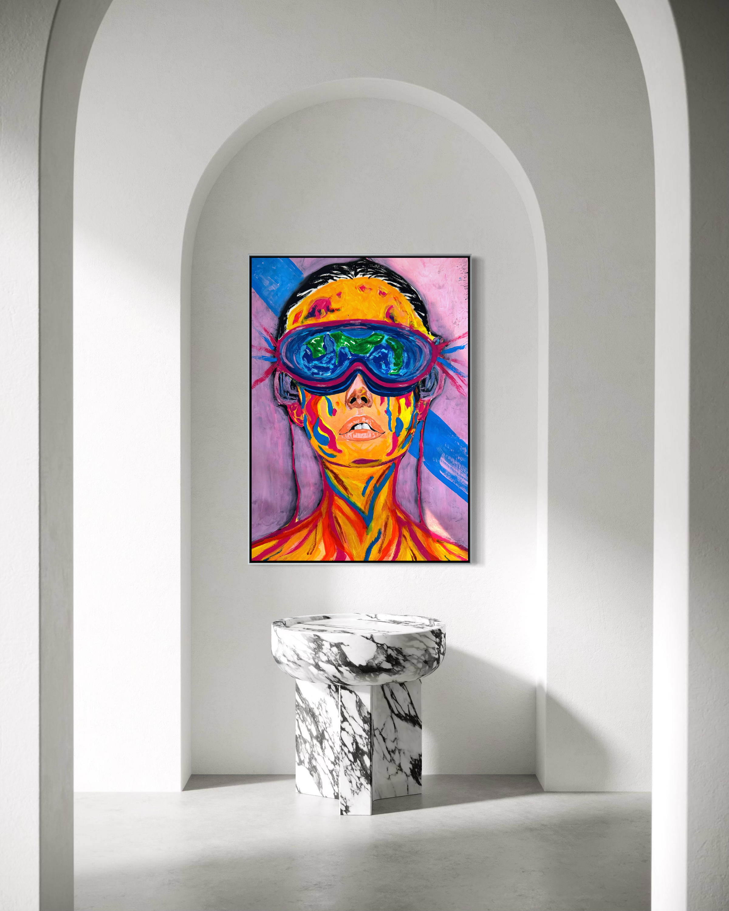 The World In Her Eyes A4 (21 × 29.7 cm) (Limited Edition Print 100 pcs numbered and signed)